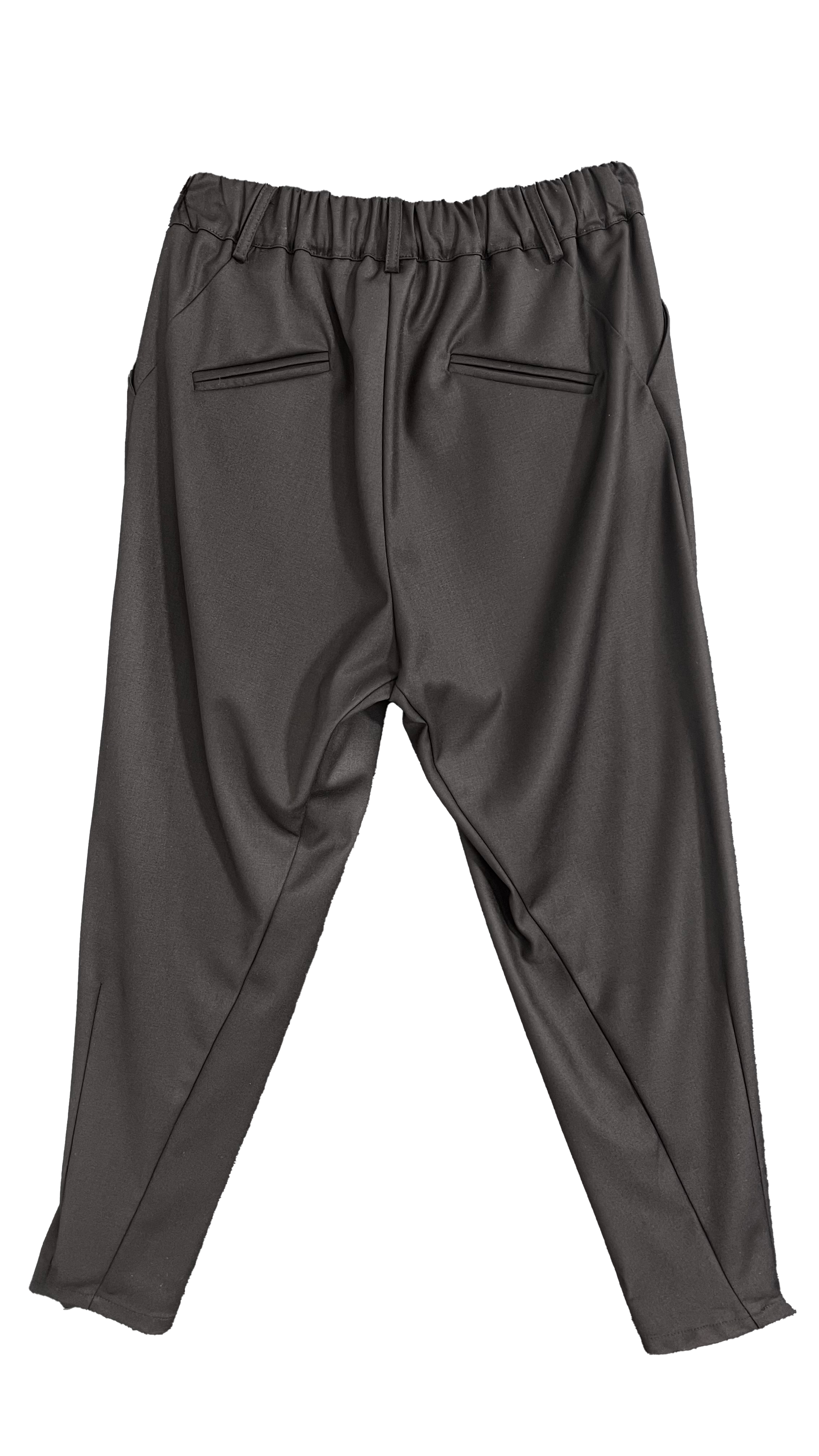 BAGGY CAVALLO BASSO IN FLANELLA PETTINATA