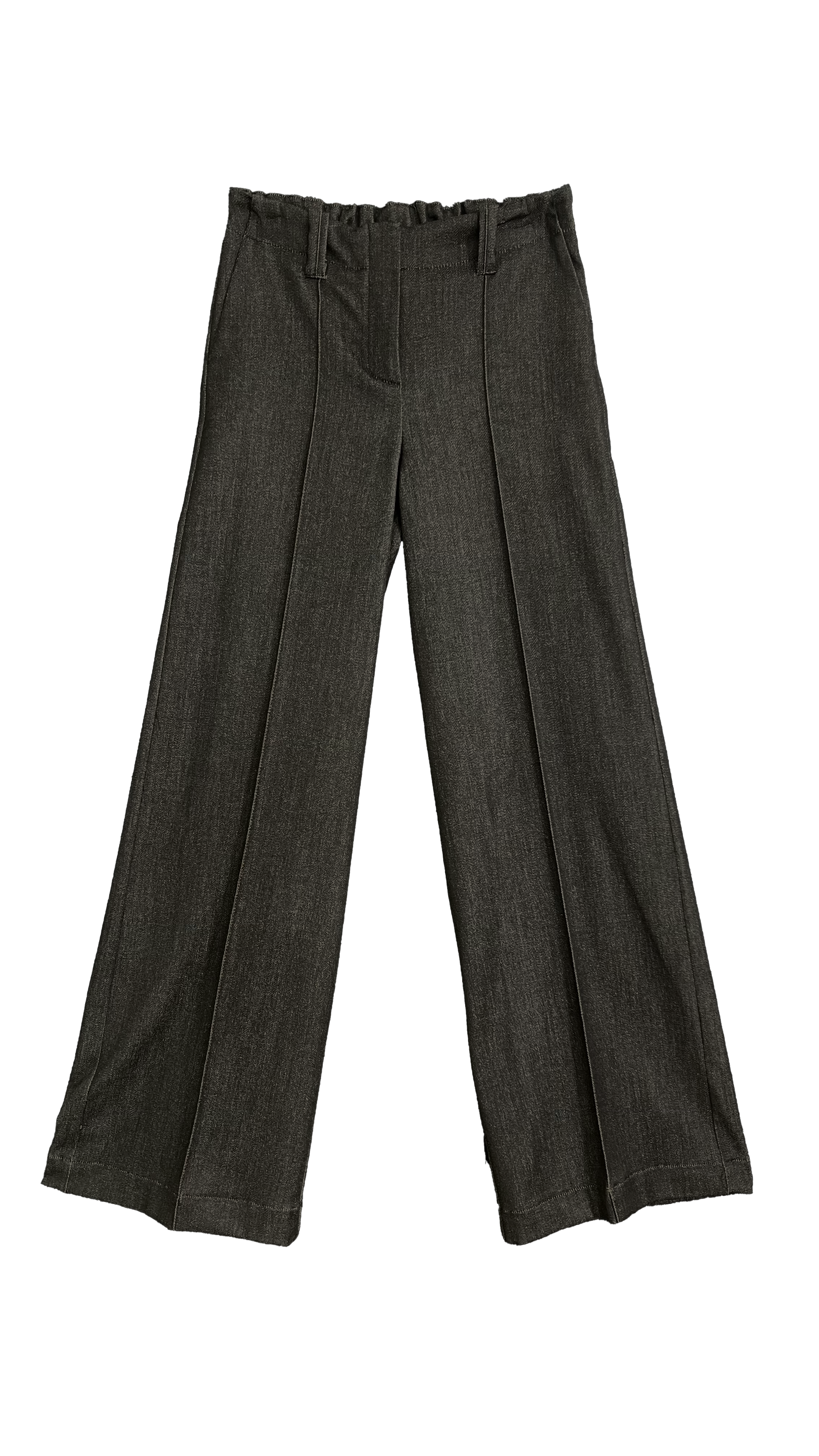 PALAZZO IN MAGLIA TECNICA EFFETTO JEANS