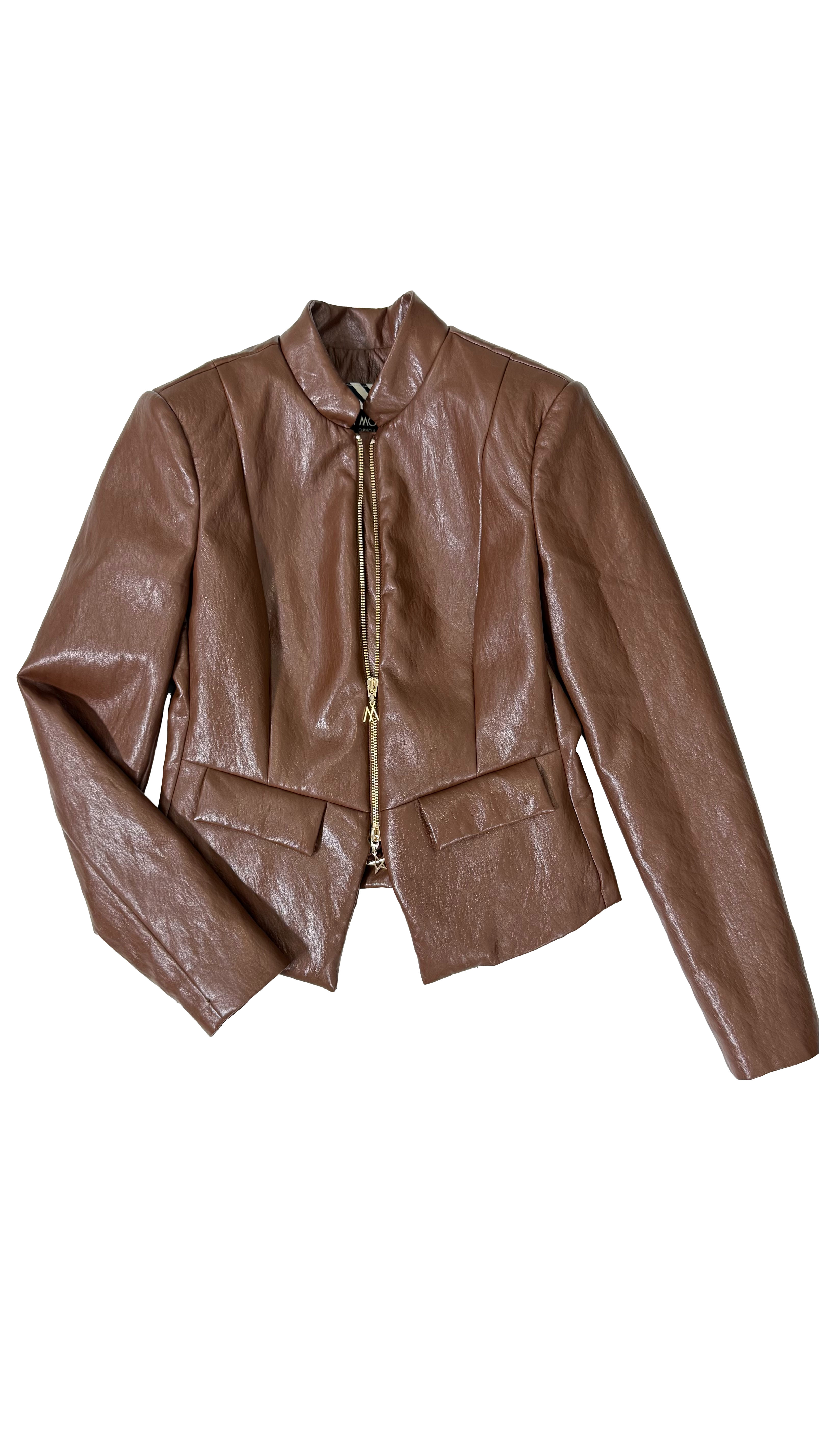 GIACCHINO IN FINTA PELLE MOSSA CON FODERA CANGIANTE