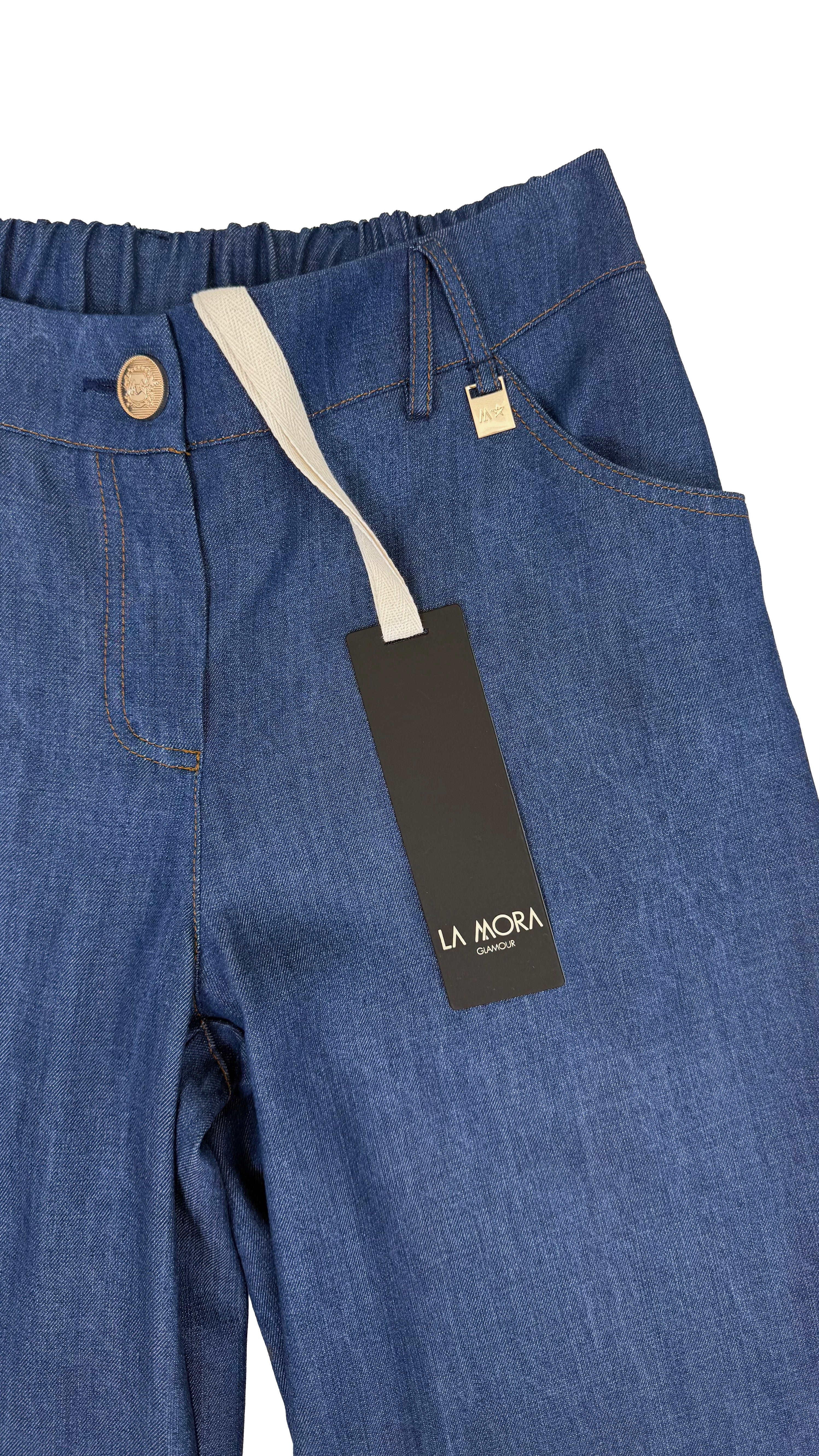 PALAZZO IN JEANS 100% LYOCELL