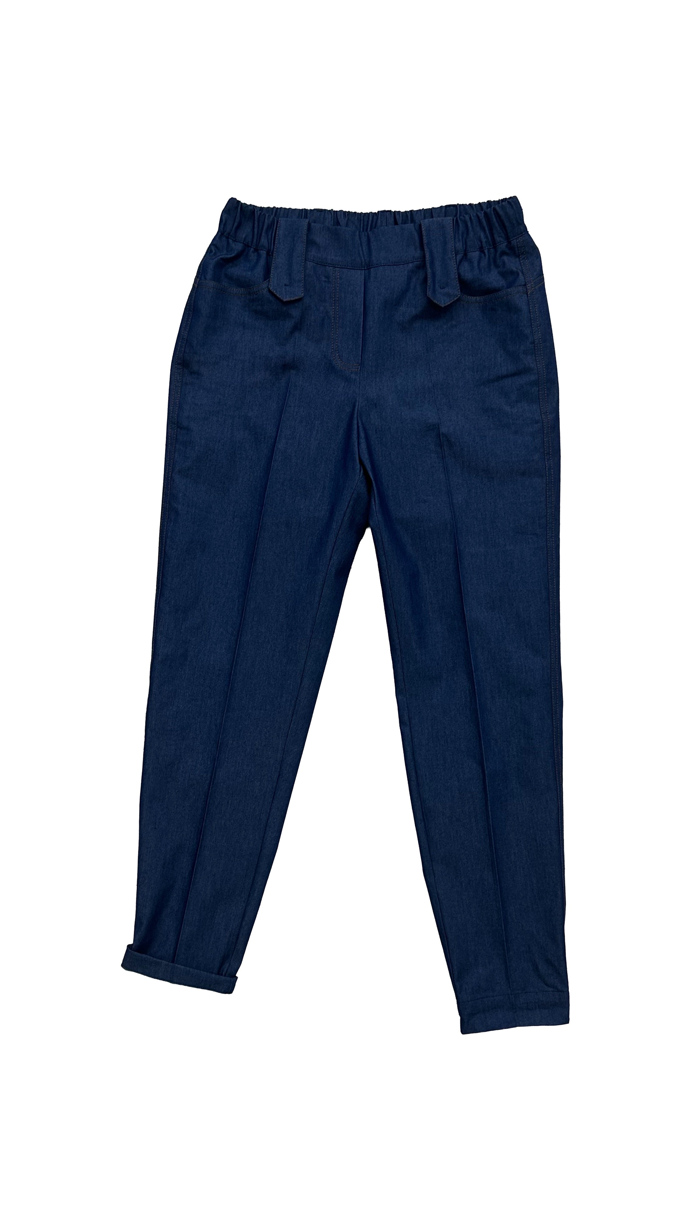BASIC IN JEANS ELASTICO CON ALAMARI