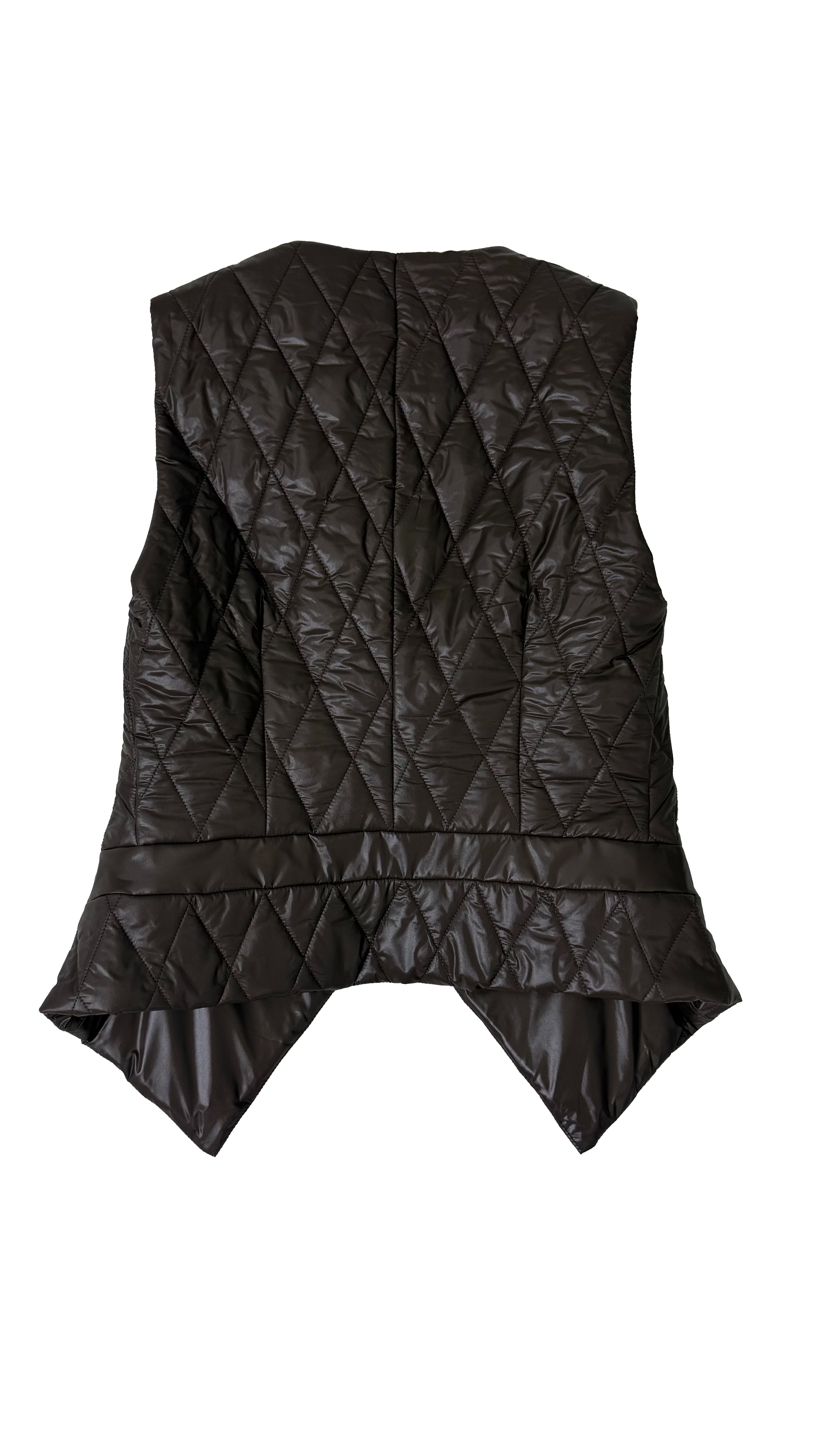 GILET TRAPUNTA ROMBO IN NYLON