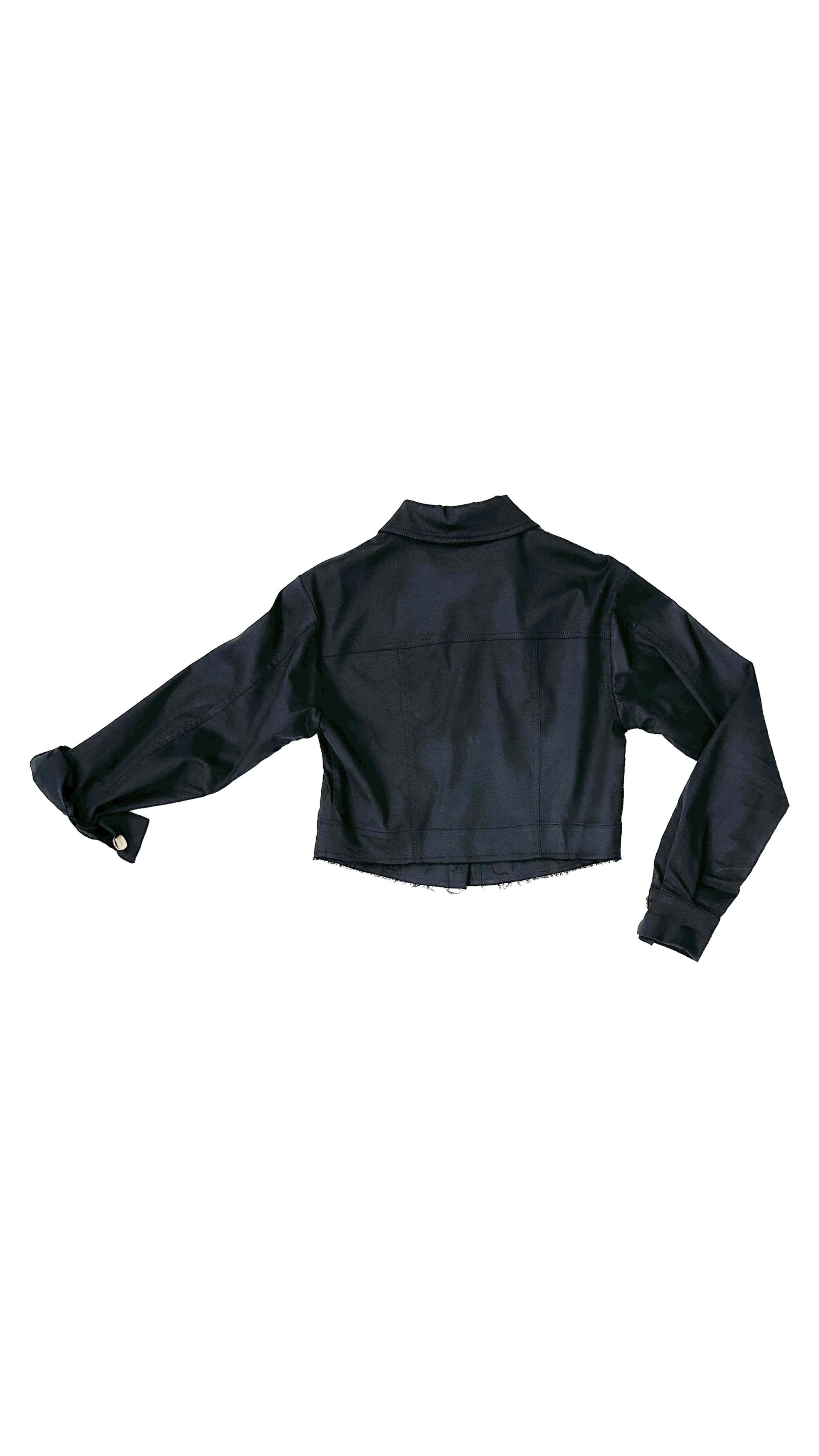 GIUBBETTO TIPO JEANS IN GABARDINA LYOCELL SUPER ELASTICA