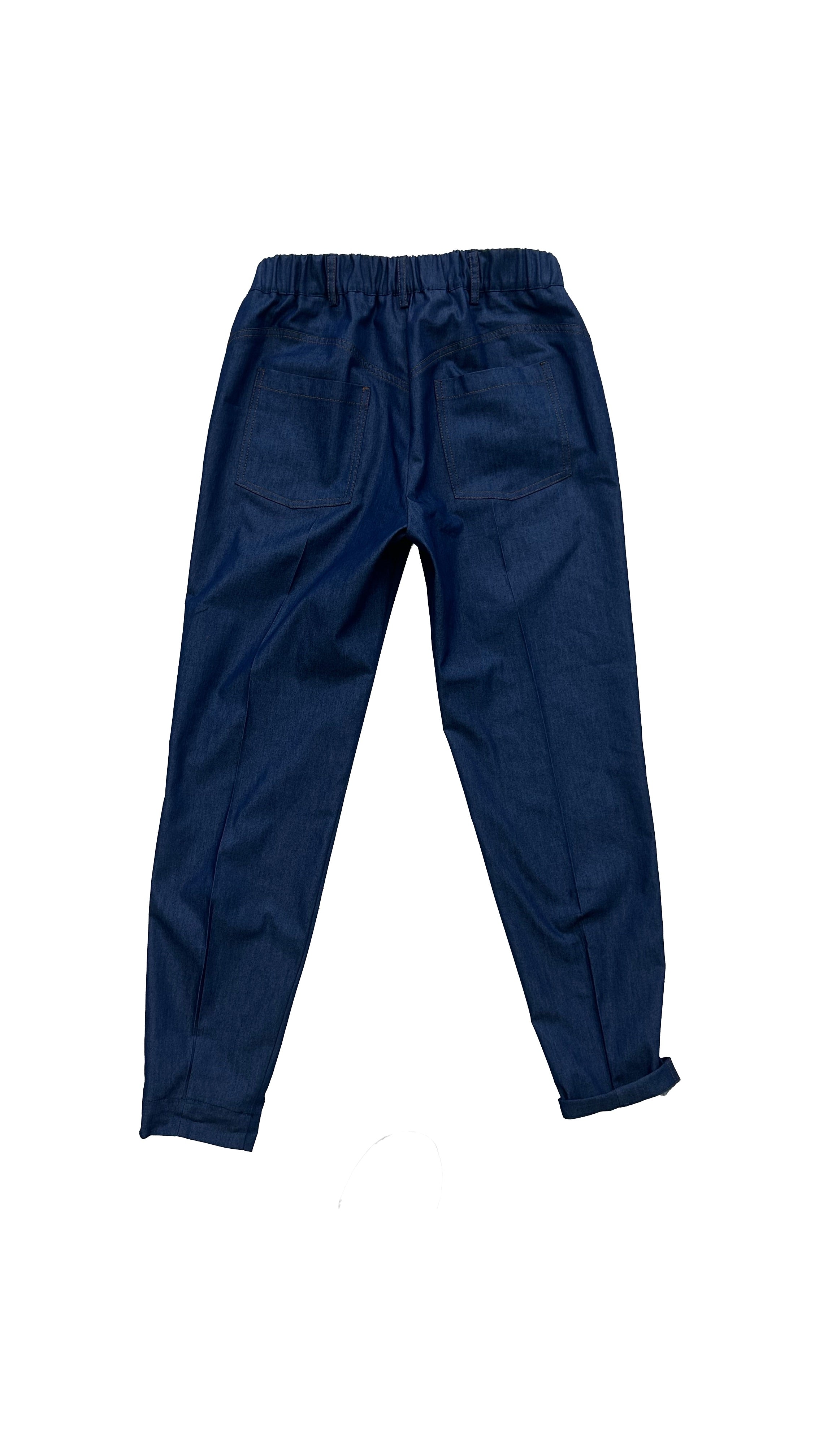 BASIC IN JEANS ELASTICO CON ALAMARI