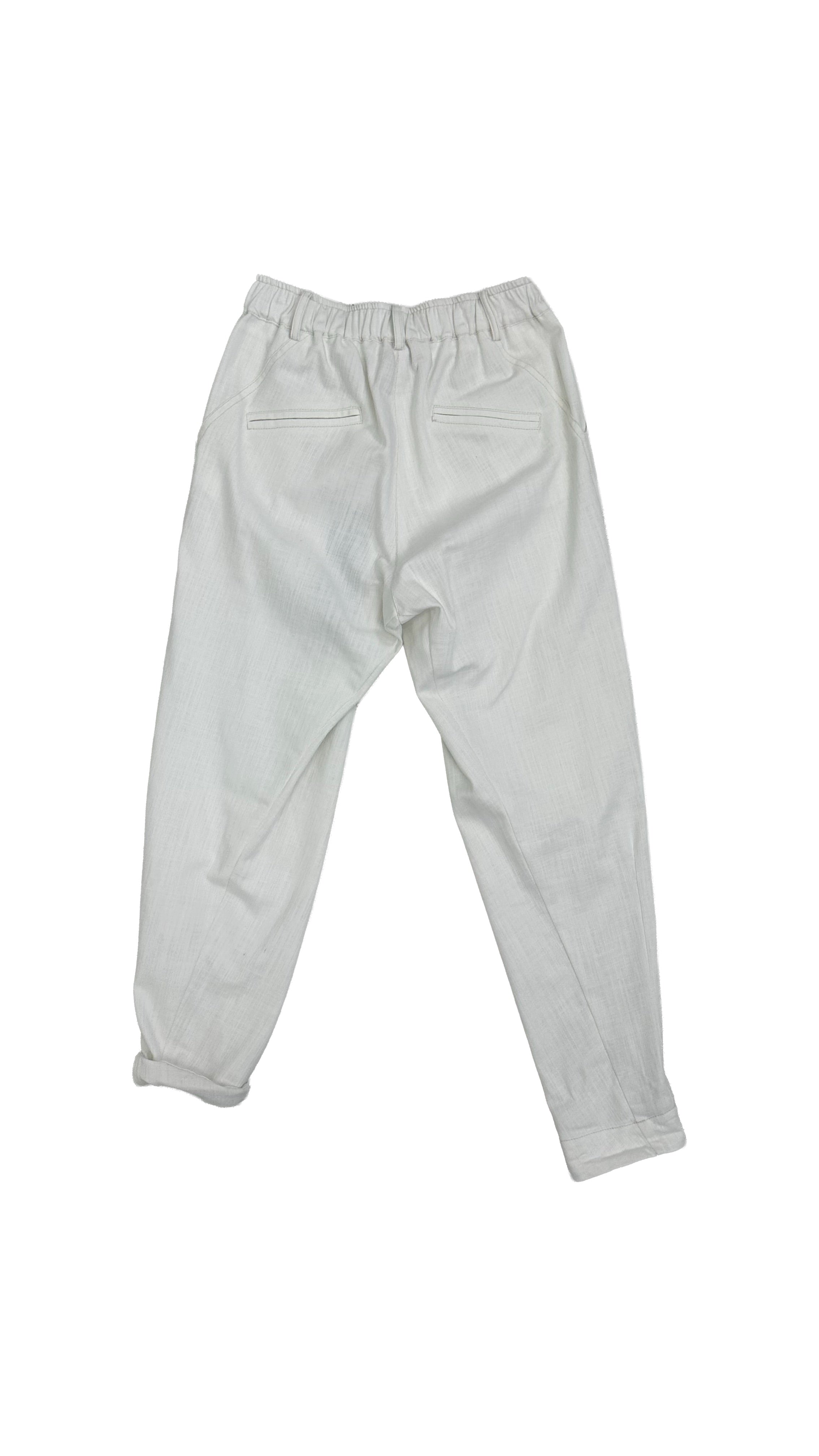 BAGGY CAVALLO BASSO IN COTONE JEANS