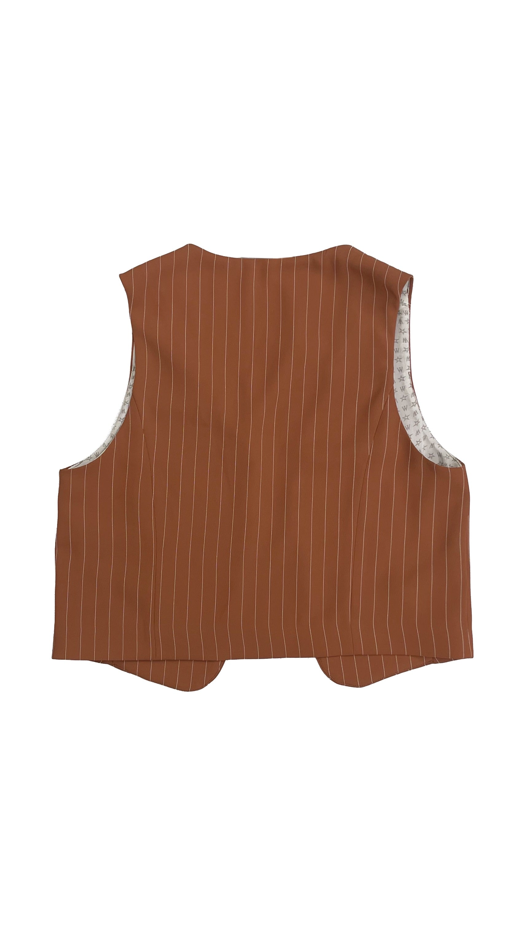 GILET GESSATO IN CADY FLUIDO