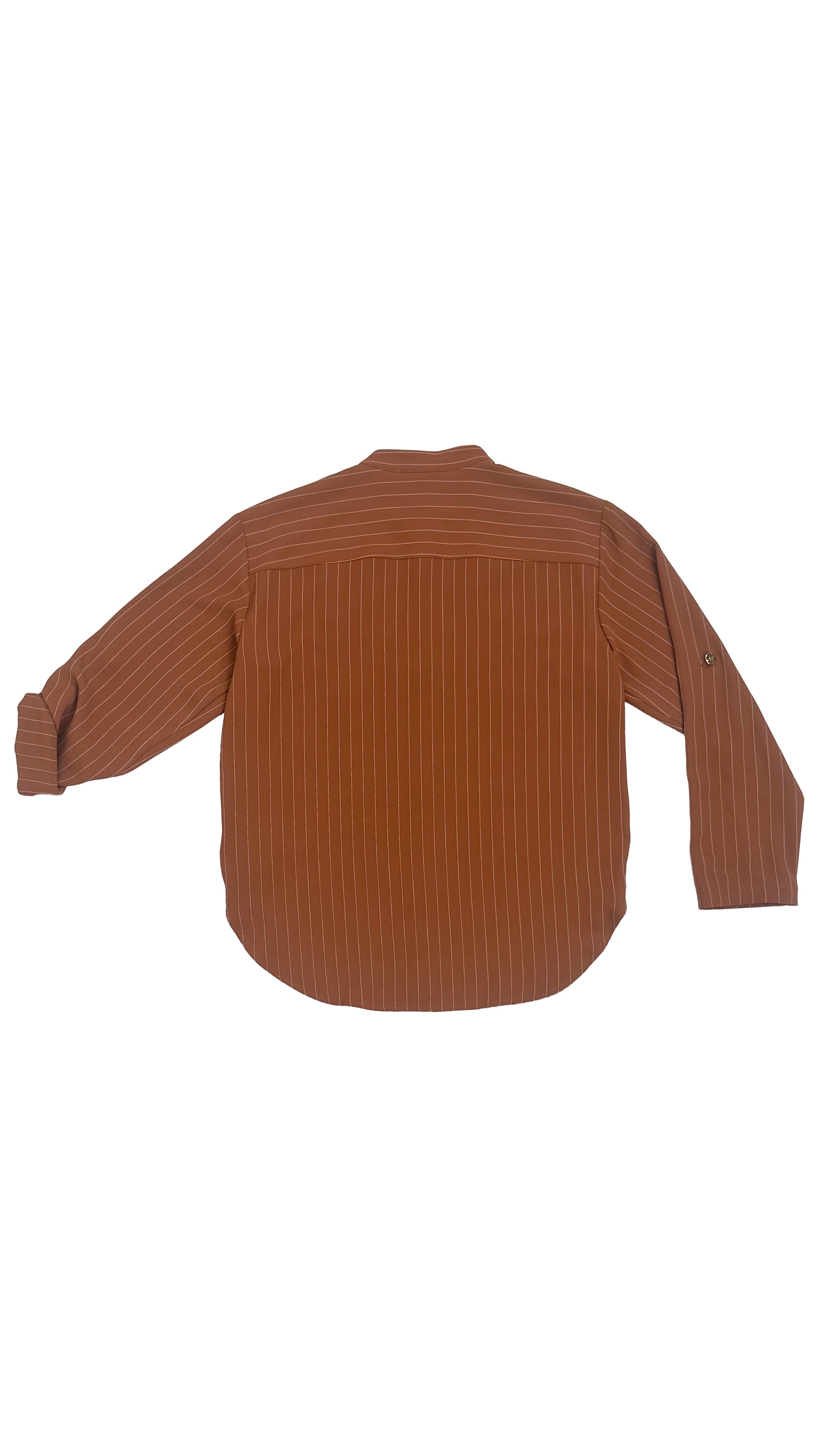 CAMICIA GESSATO IN CADY FLUIDO