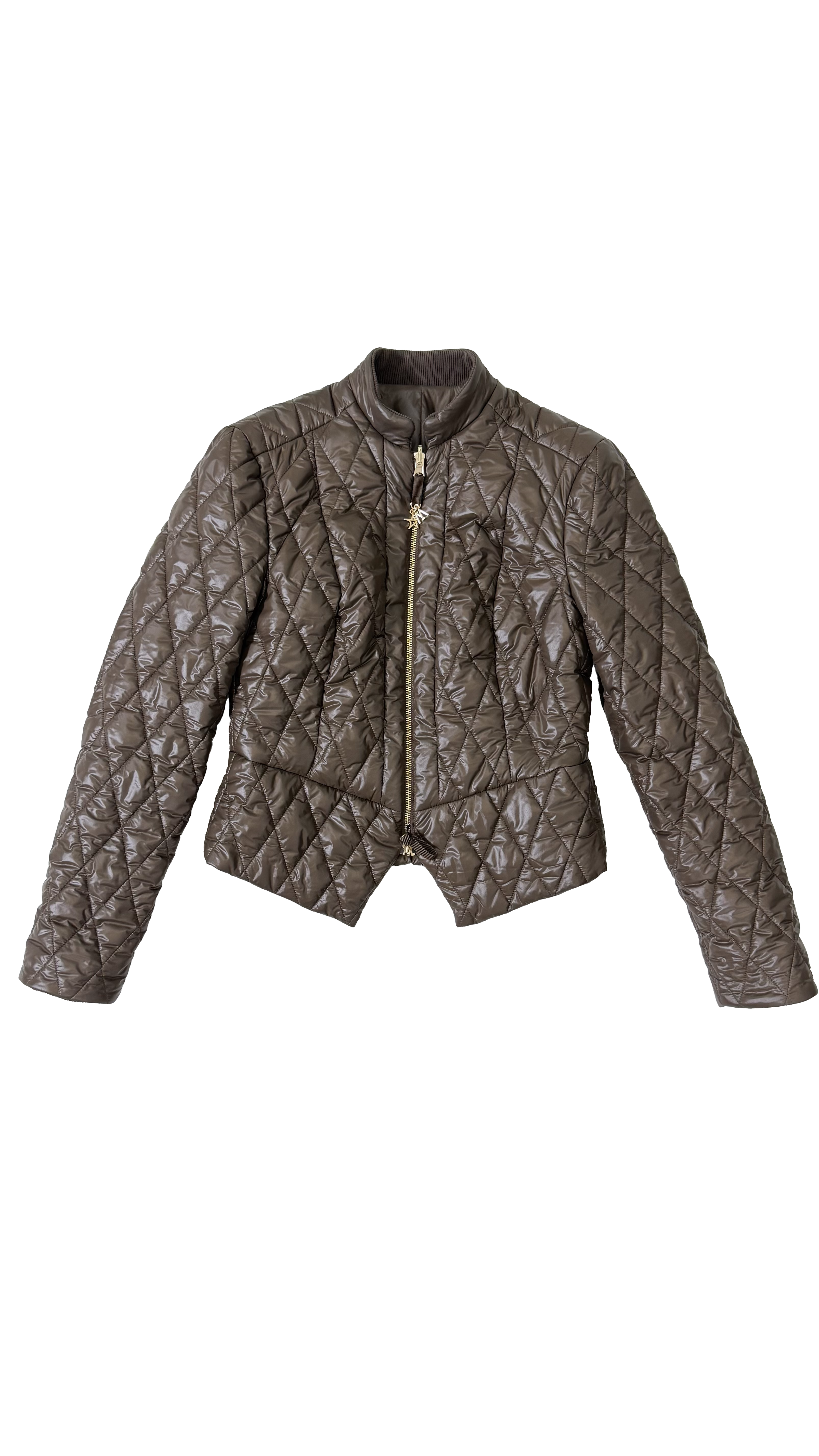 GIACCHINO DOUBLE FACE TRAPUNTATO CON ZIP