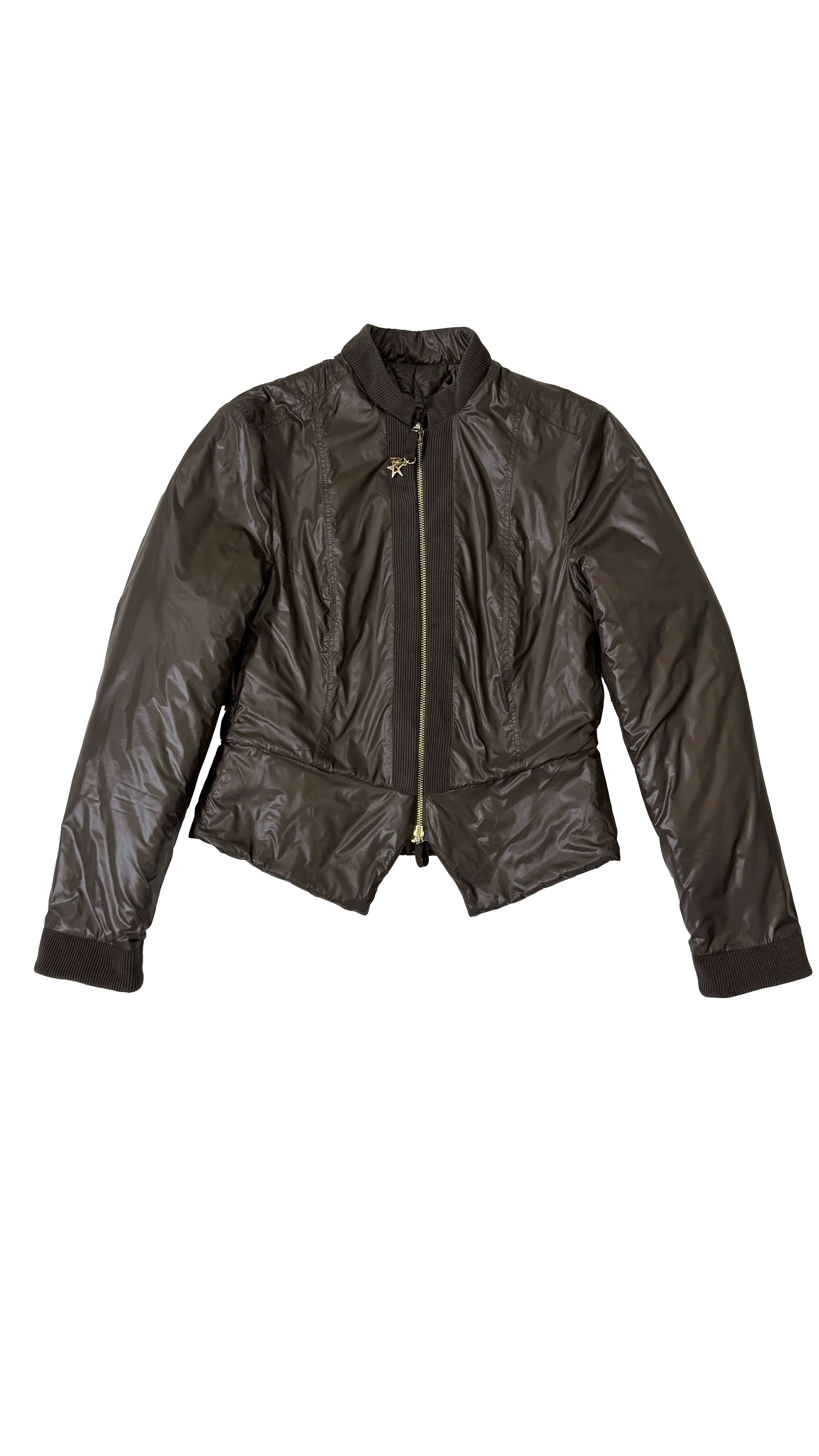 GIACCHINO DOUBLE FACE TRAPUNTATO CON ZIP