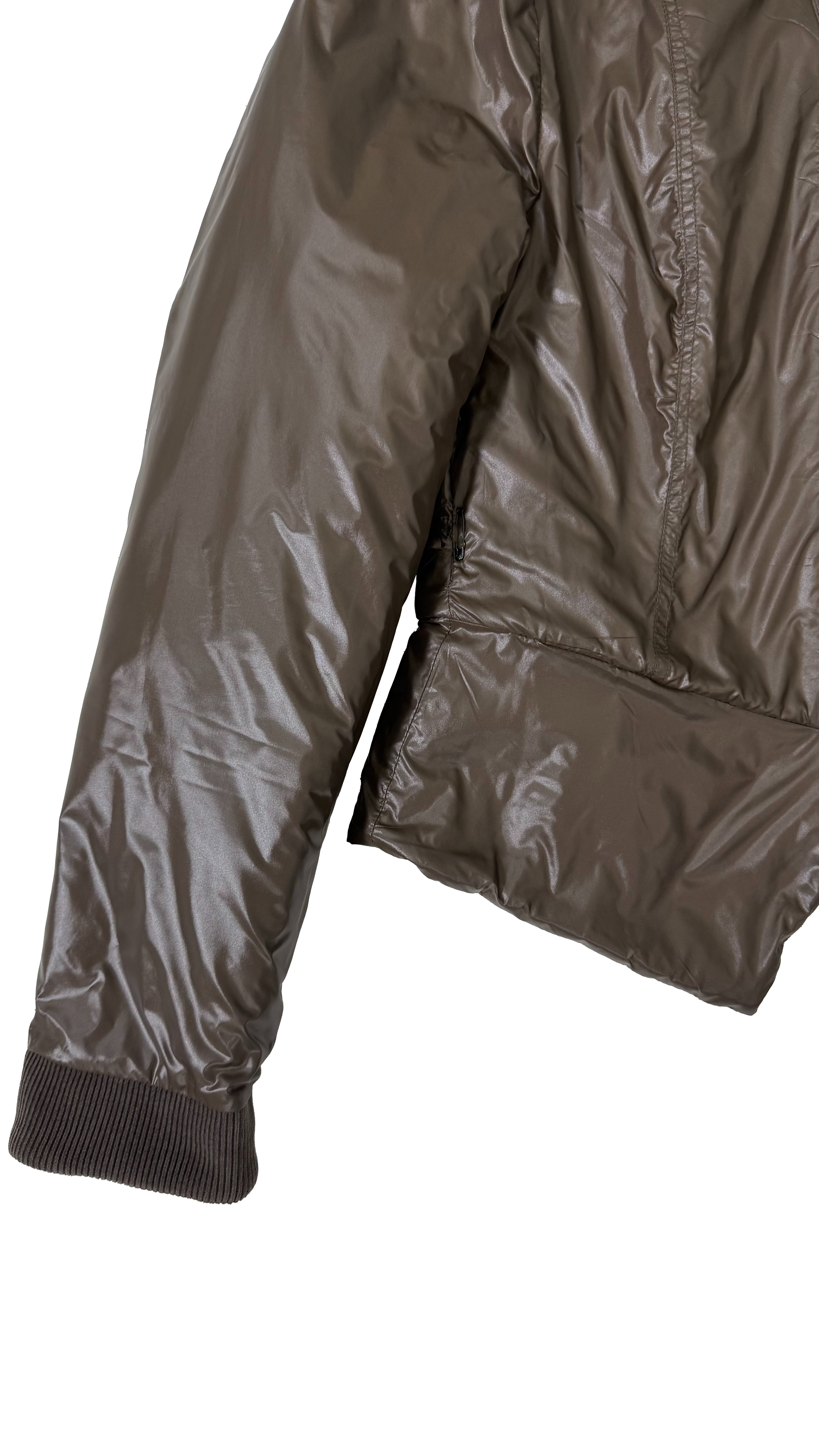 GIACCHINO DOUBLE FACE TRAPUNTATO CON ZIP