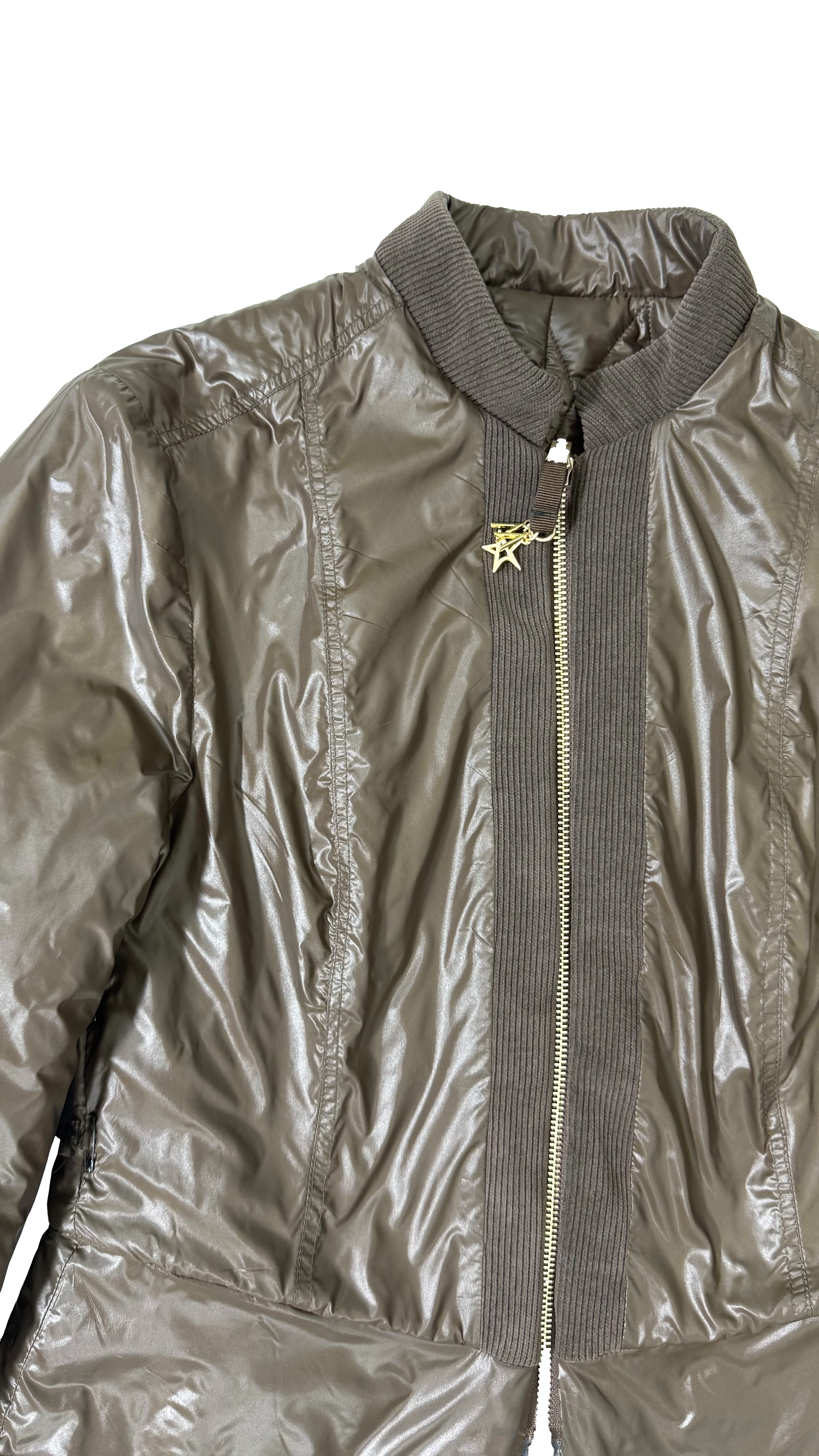 GIACCHINO DOUBLE FACE TRAPUNTATO CON ZIP