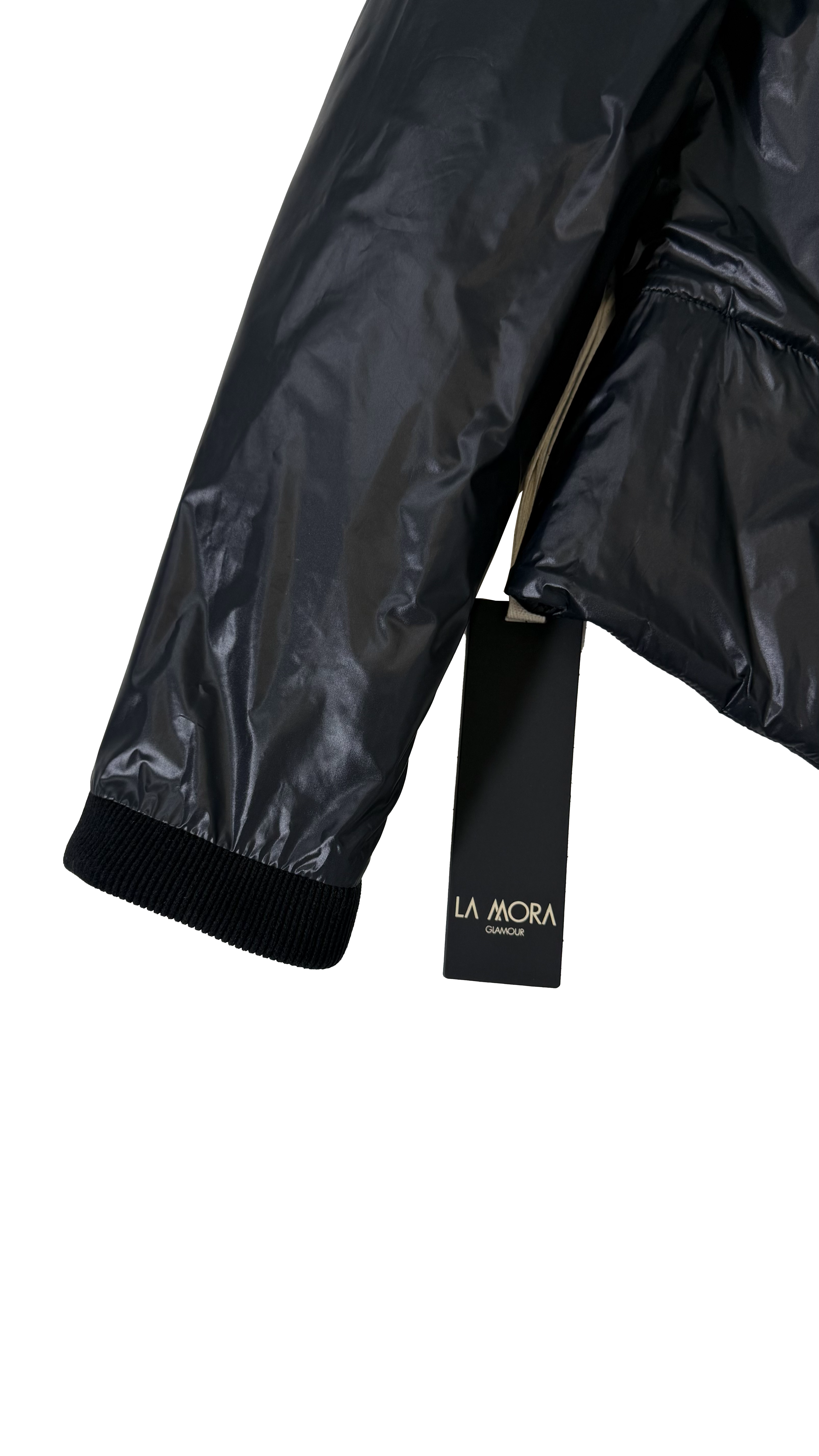 GIACCHINO DOUBLE FACE TRAPUNTATO CON ZIP