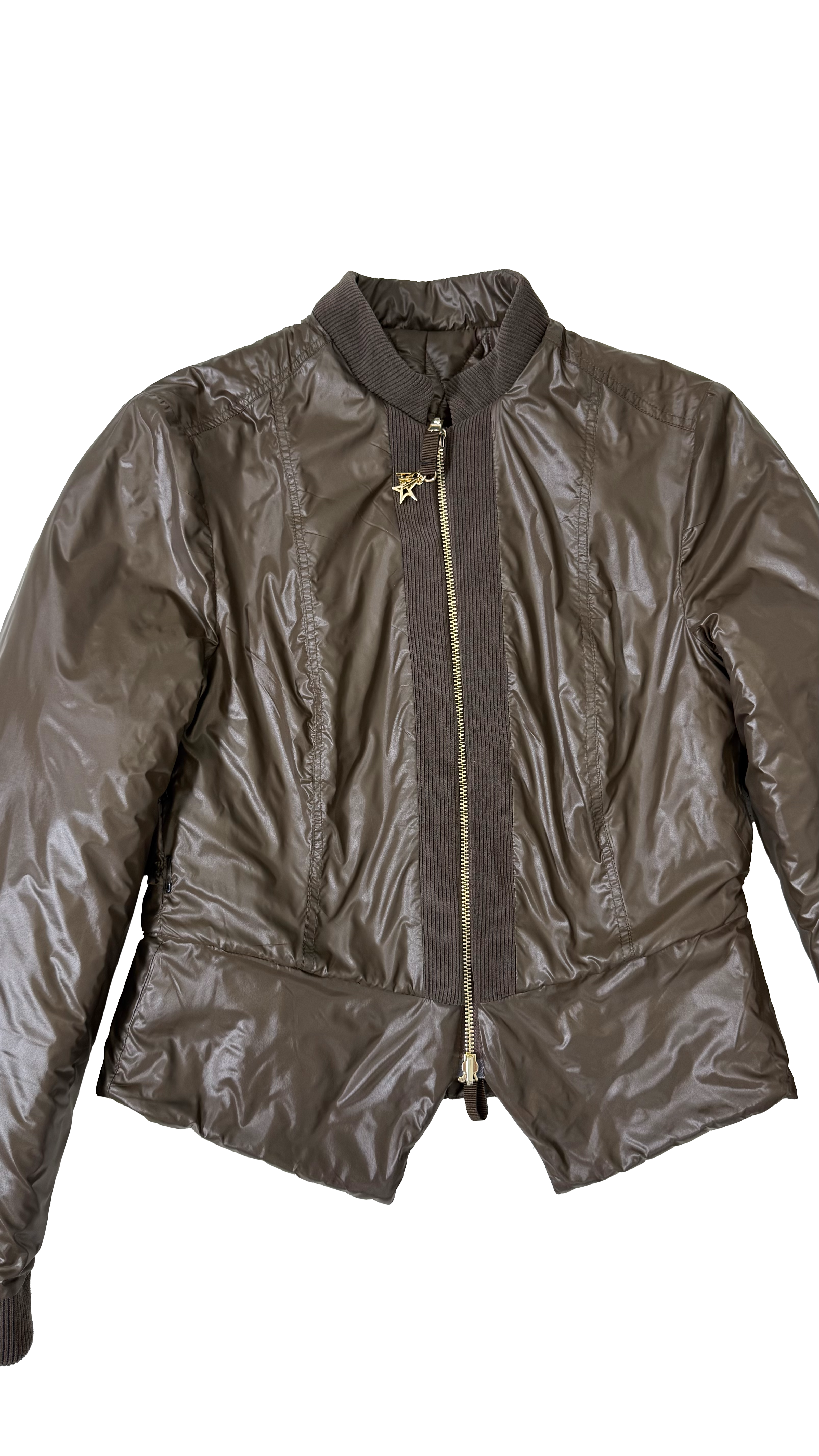 GIACCHINO DOUBLE FACE TRAPUNTATO CON ZIP