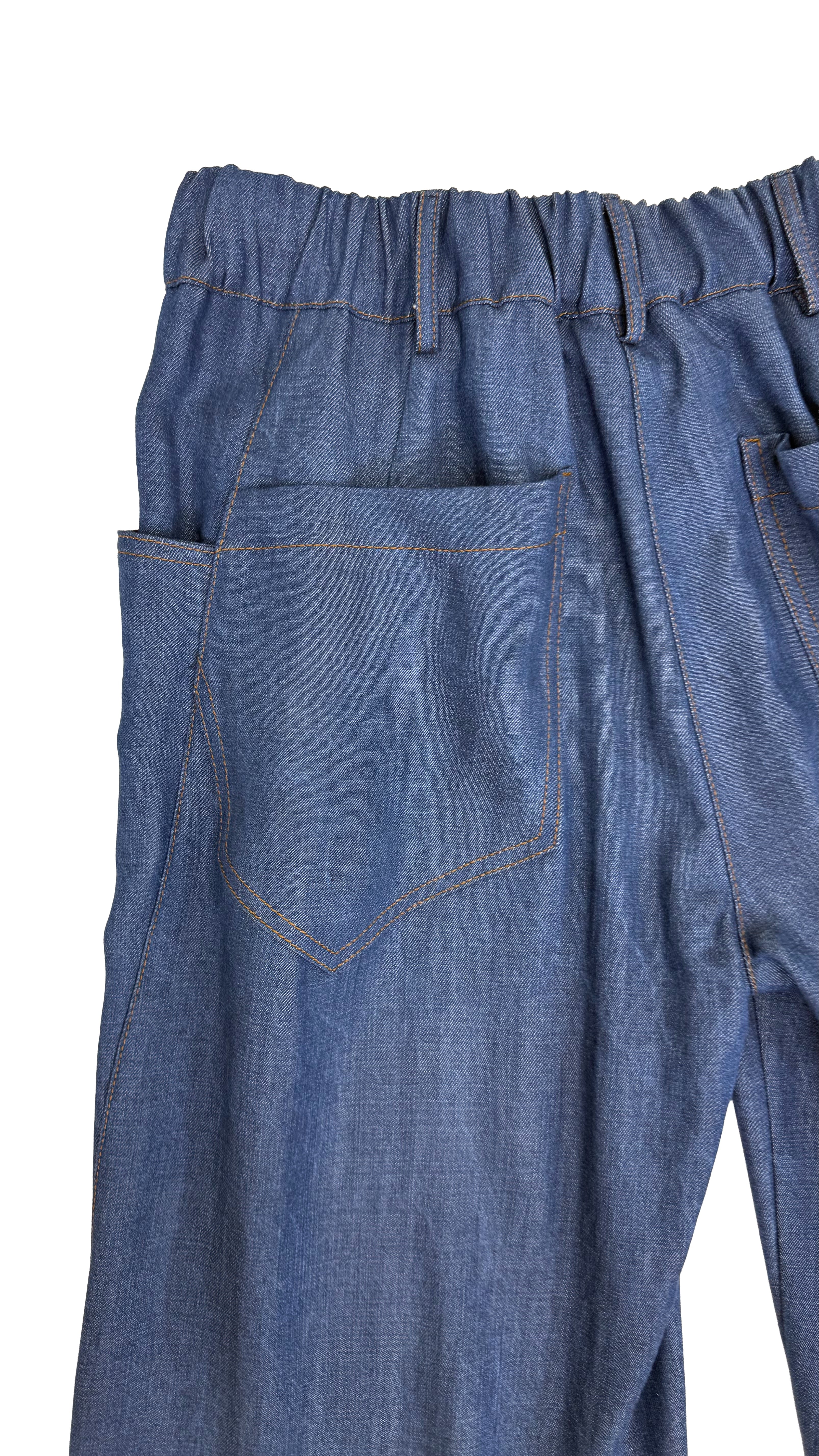 PALAZZO IN JEANS 100% LYOCELL