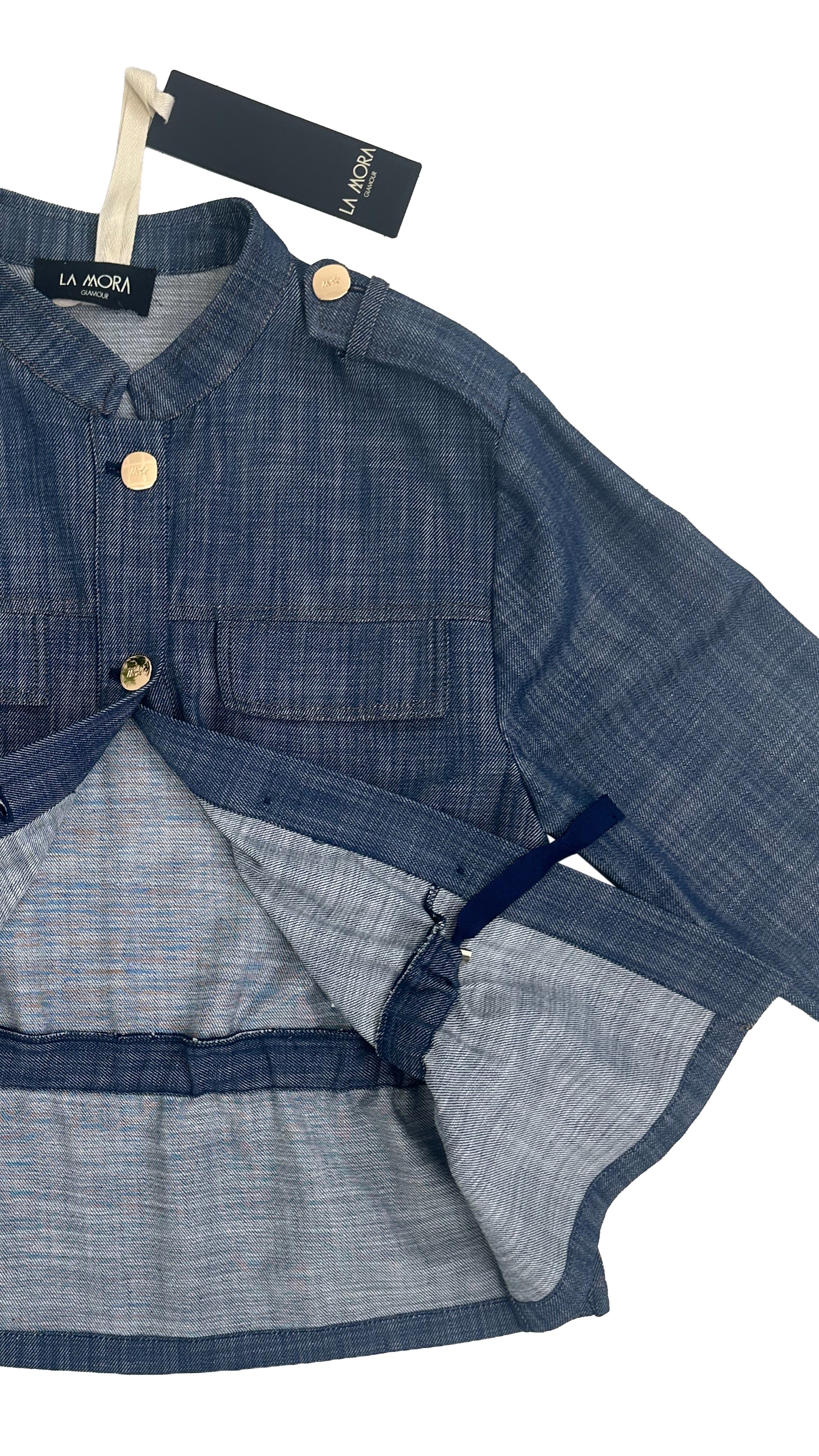 GIACCA CACCIATORA IN COTONE JEANS