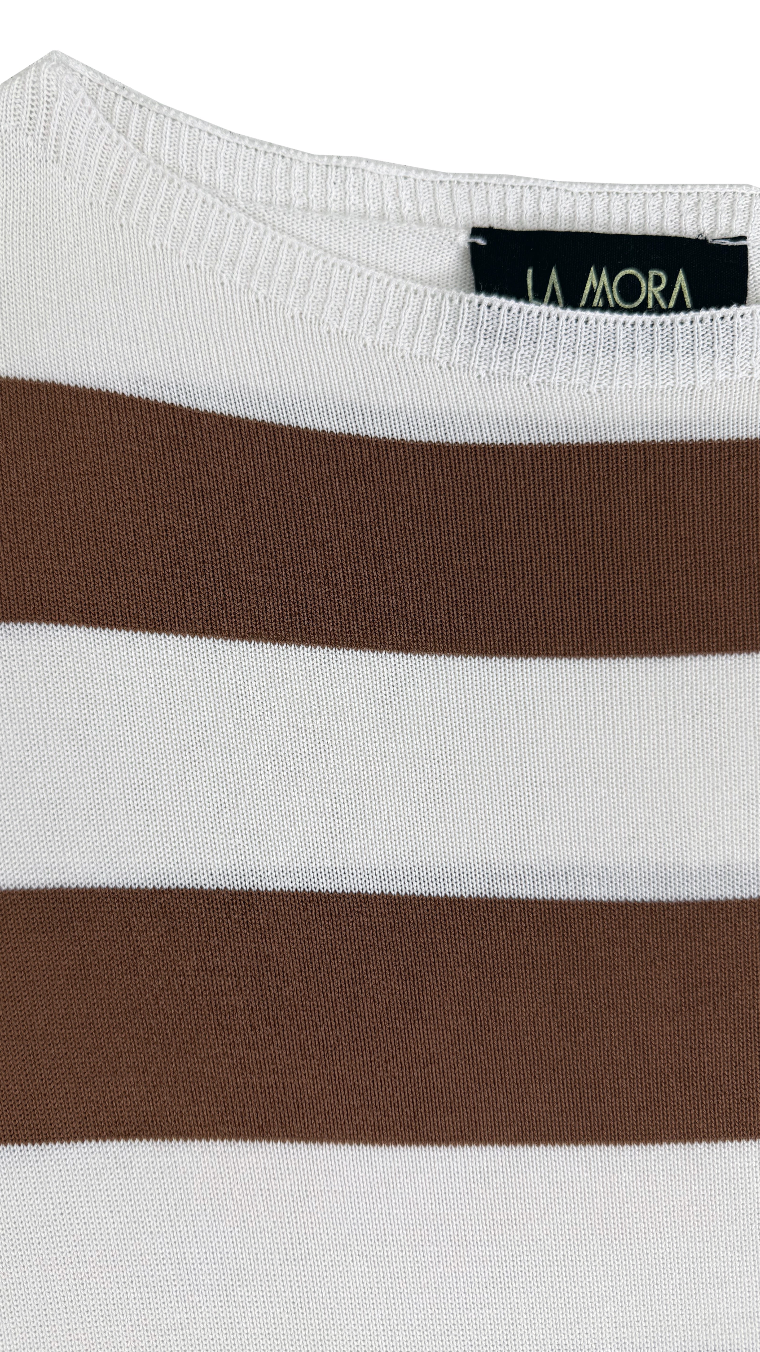 MAGLIA QUADRATA IN VISCOSA RIGA GRANDE