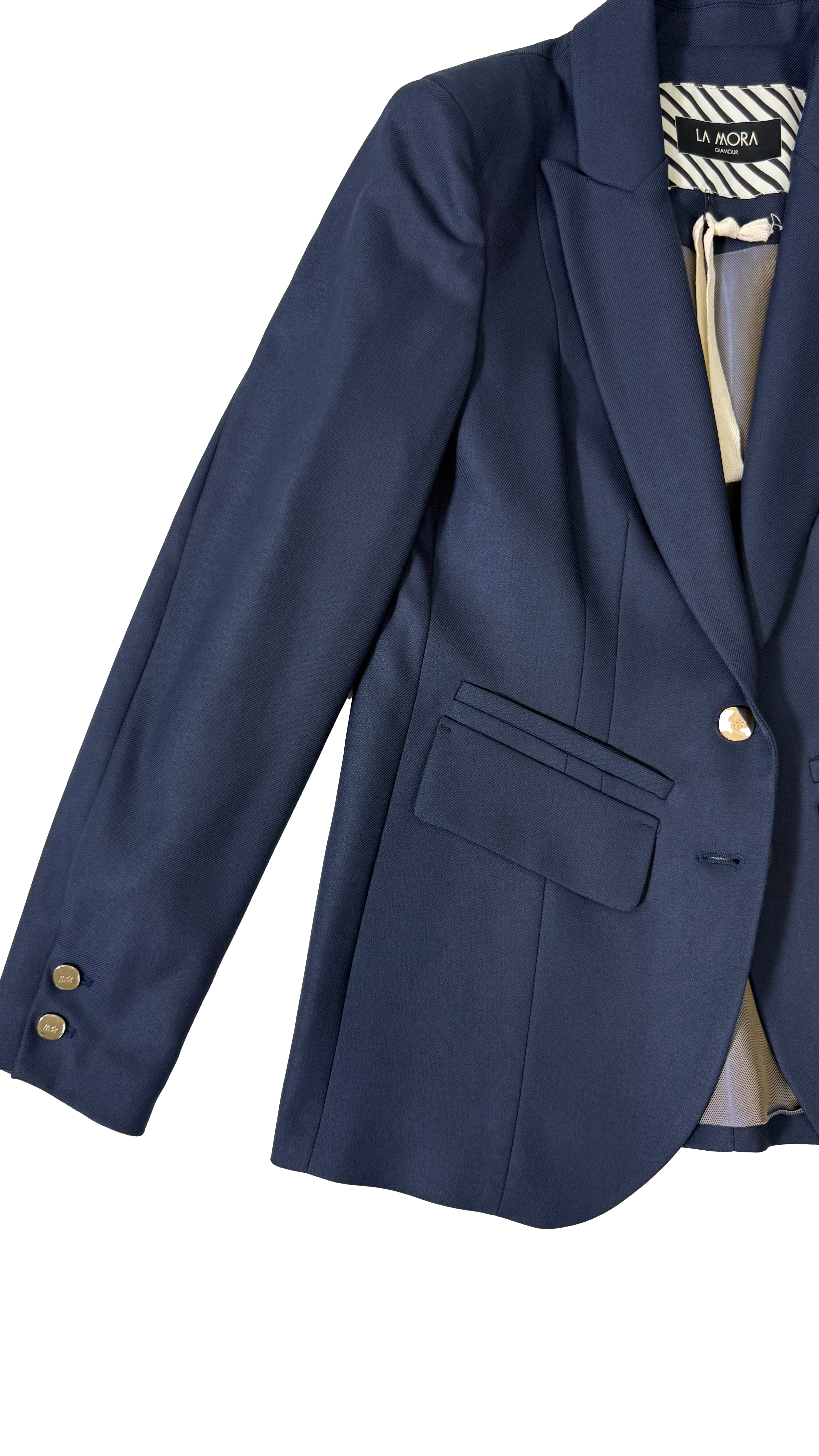 GIACCA BLAZER MONOPETTO IN FLANELLA CARDATA