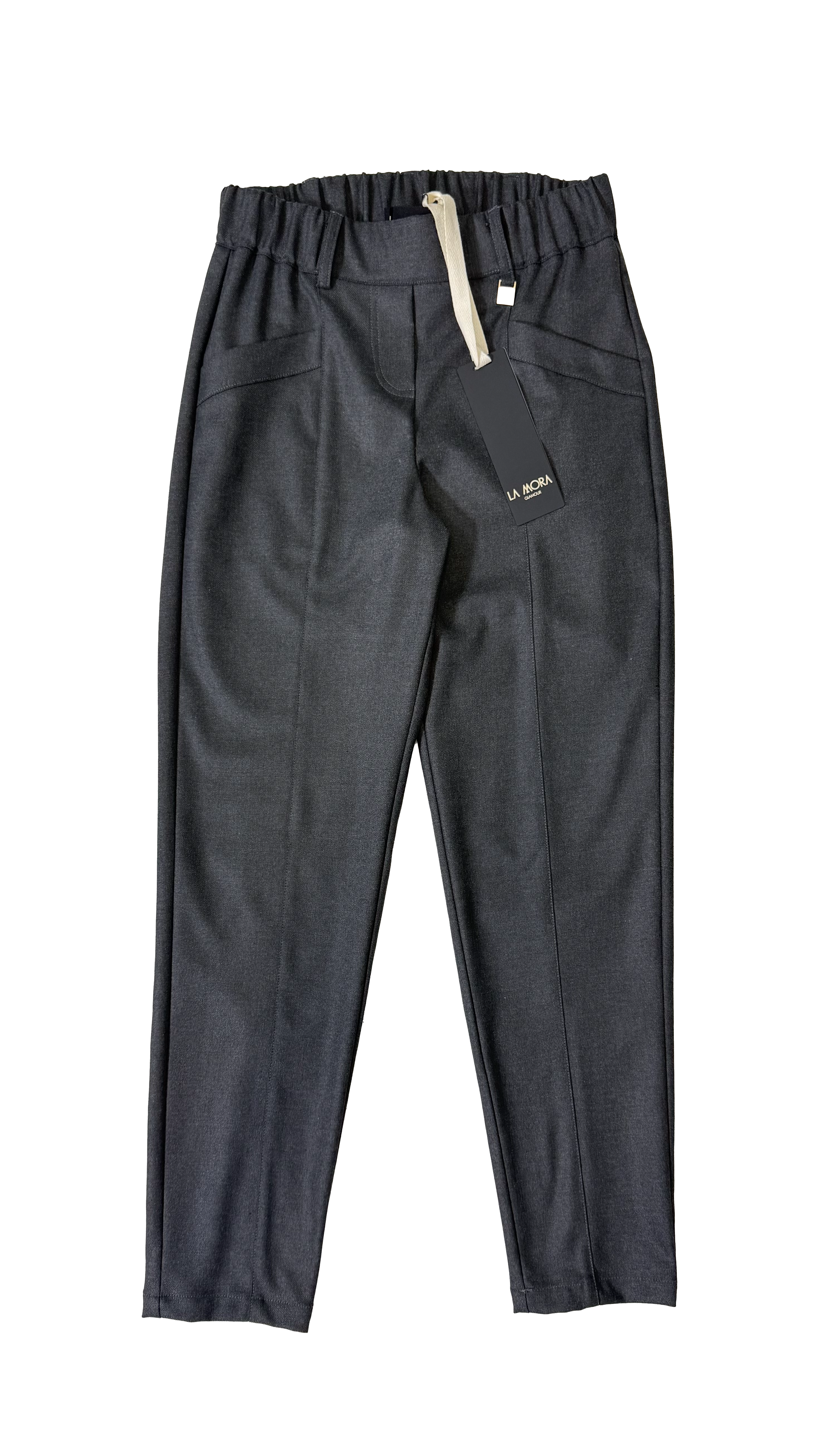 PANTALONE LINEA BASIC IN FLANELLA CARDATA