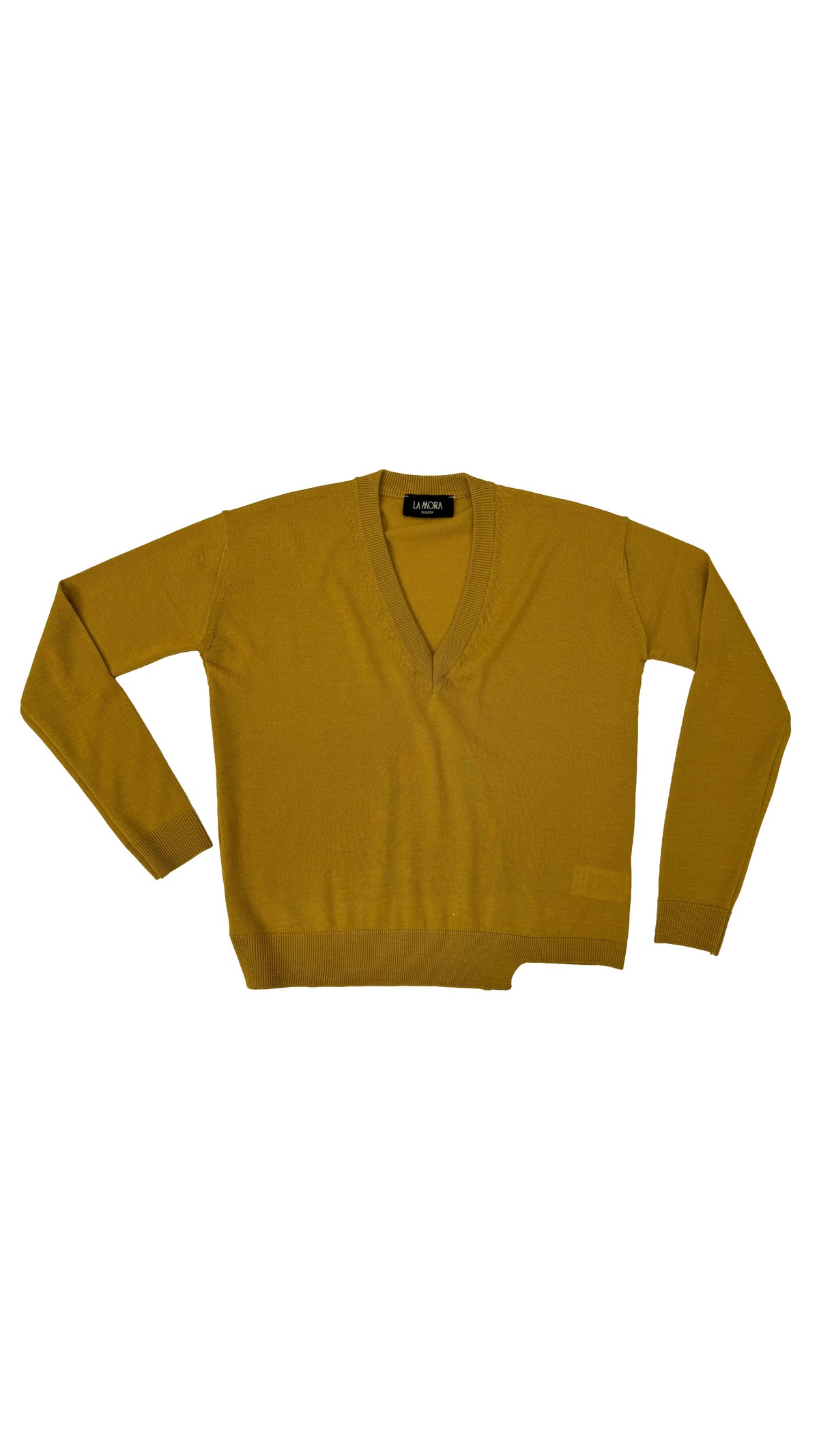 MAGLIA QUADRATA MERINOS SCOLLO A V