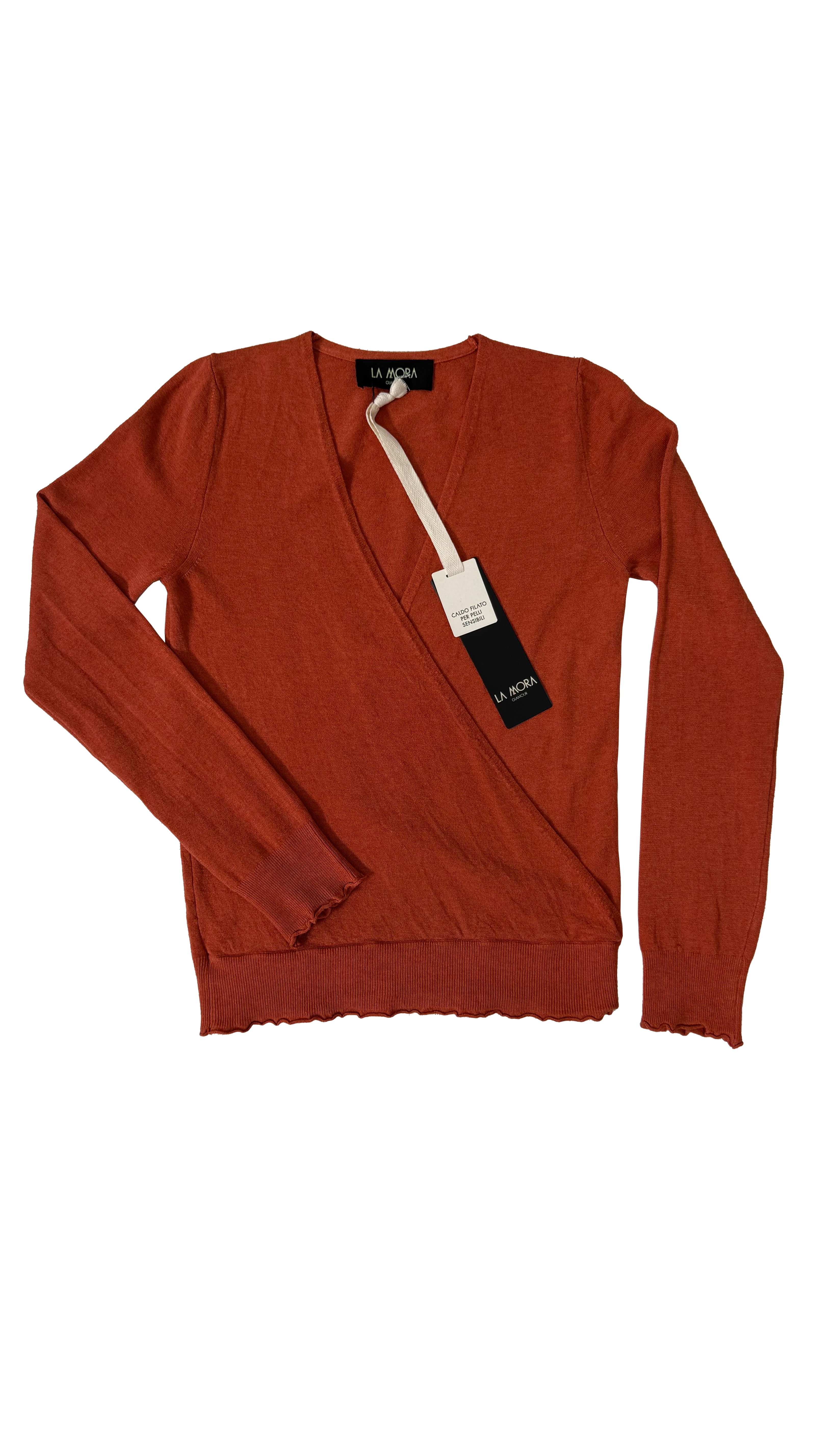 MAGLIA INCROCIATA IN CALDA VISCOSA