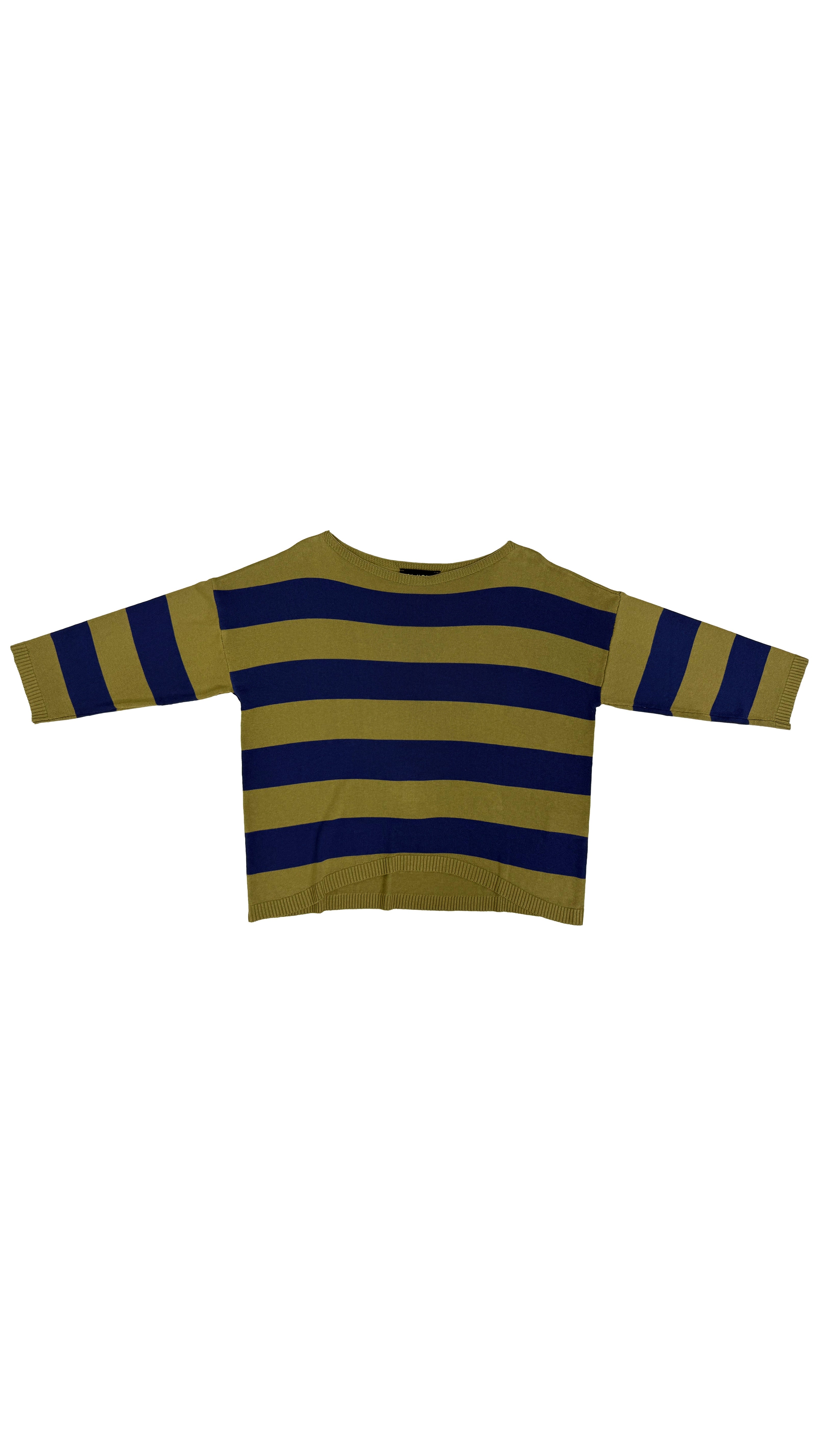 MAGLIA QUADRATA IN VISCOSA RIGA GRANDE