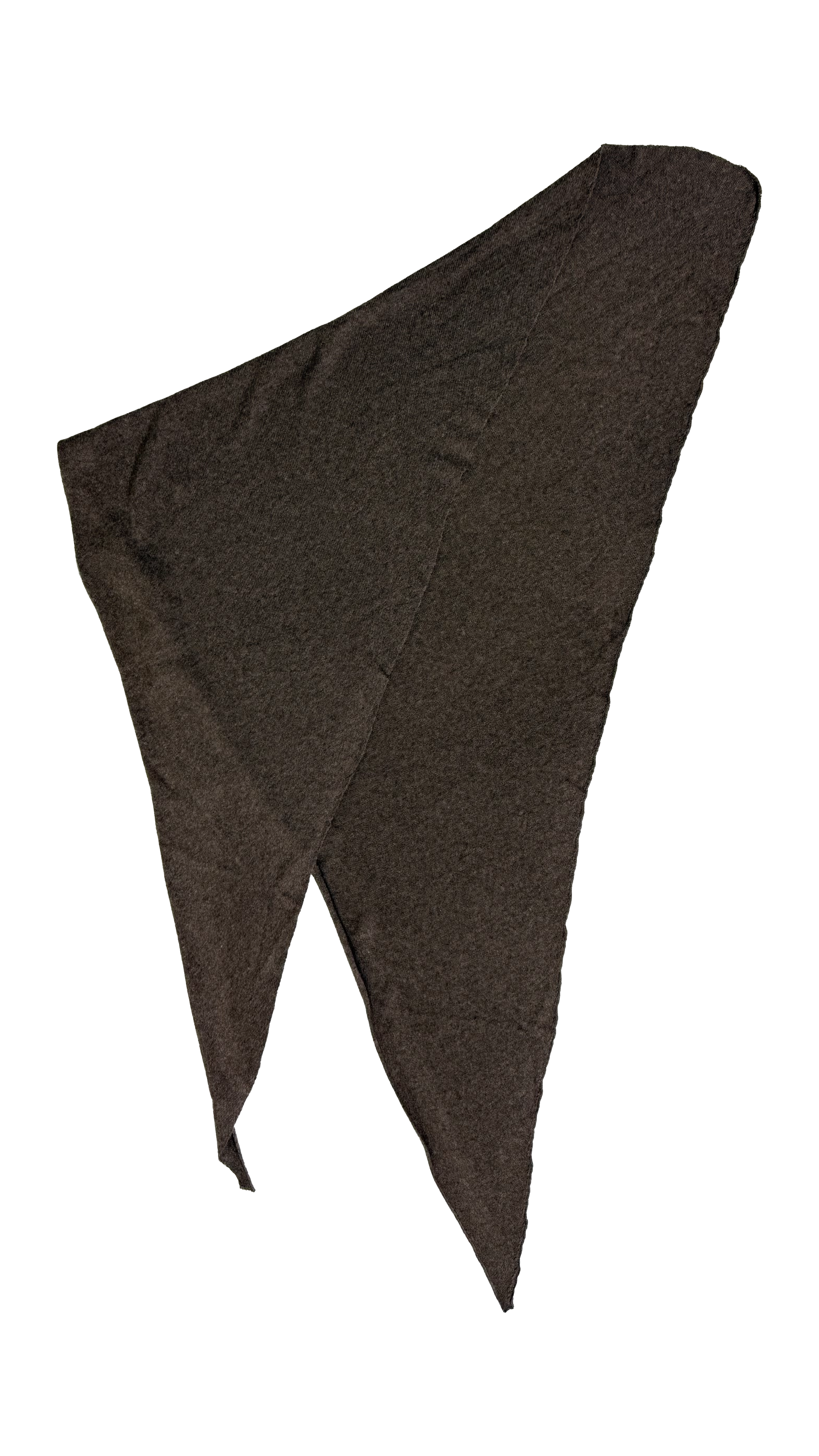 SCIARPA MANTELLA TRIANGOLARE IN MISTO CASHMERE