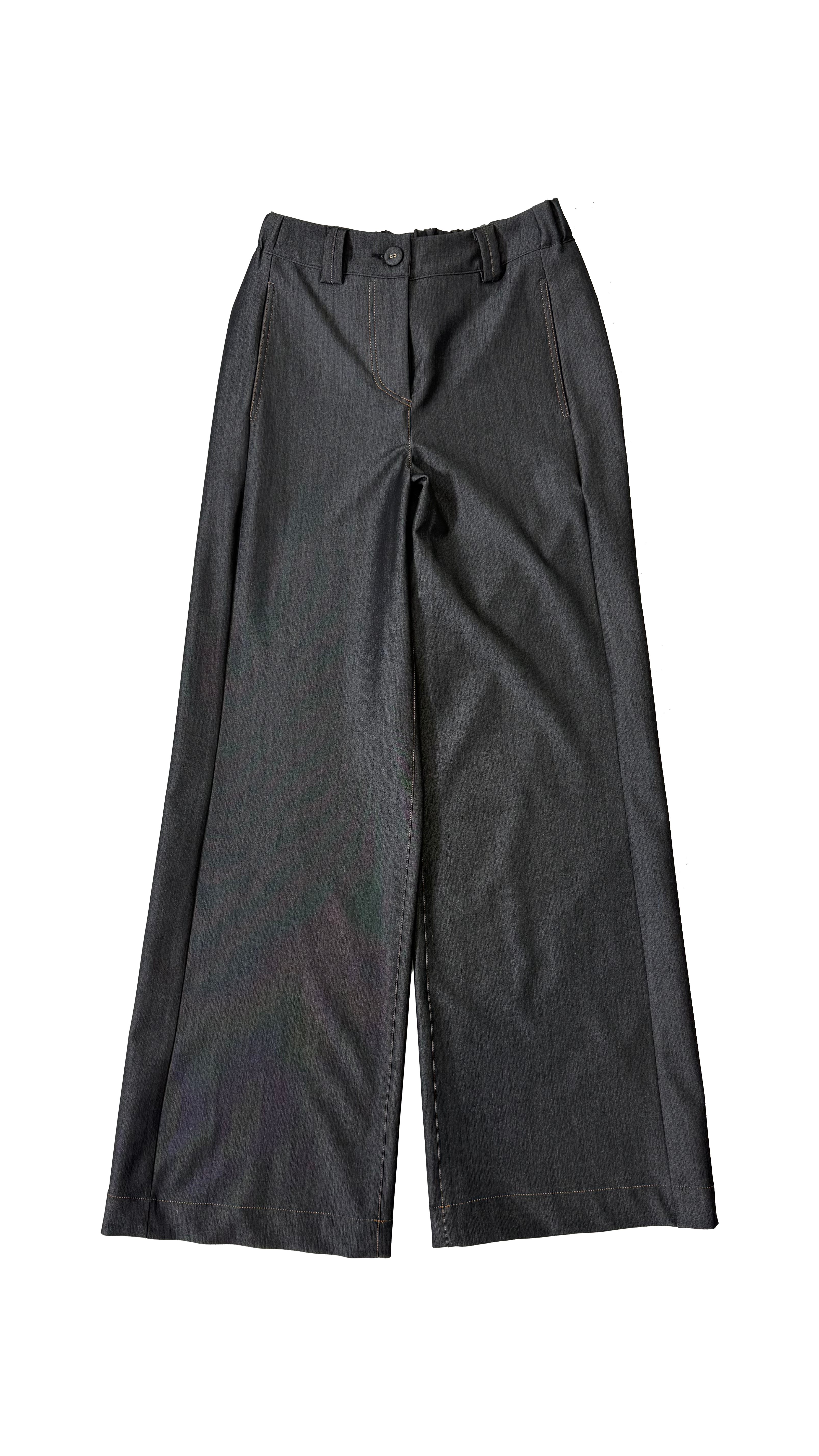 PALAZZO IN JEANS SLEGATO