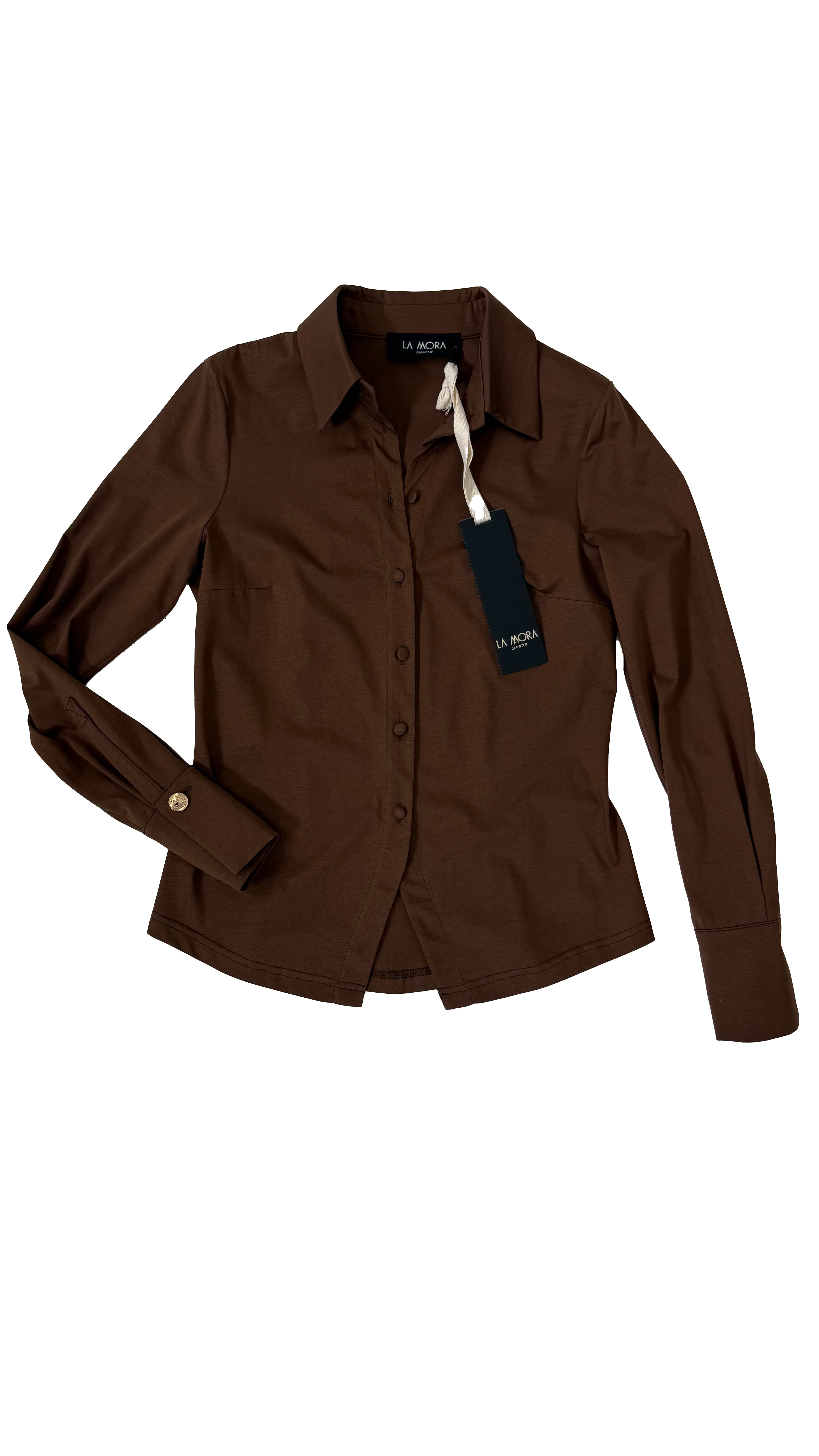 CAMICIA IN JERSEY DI COTONE MODAL