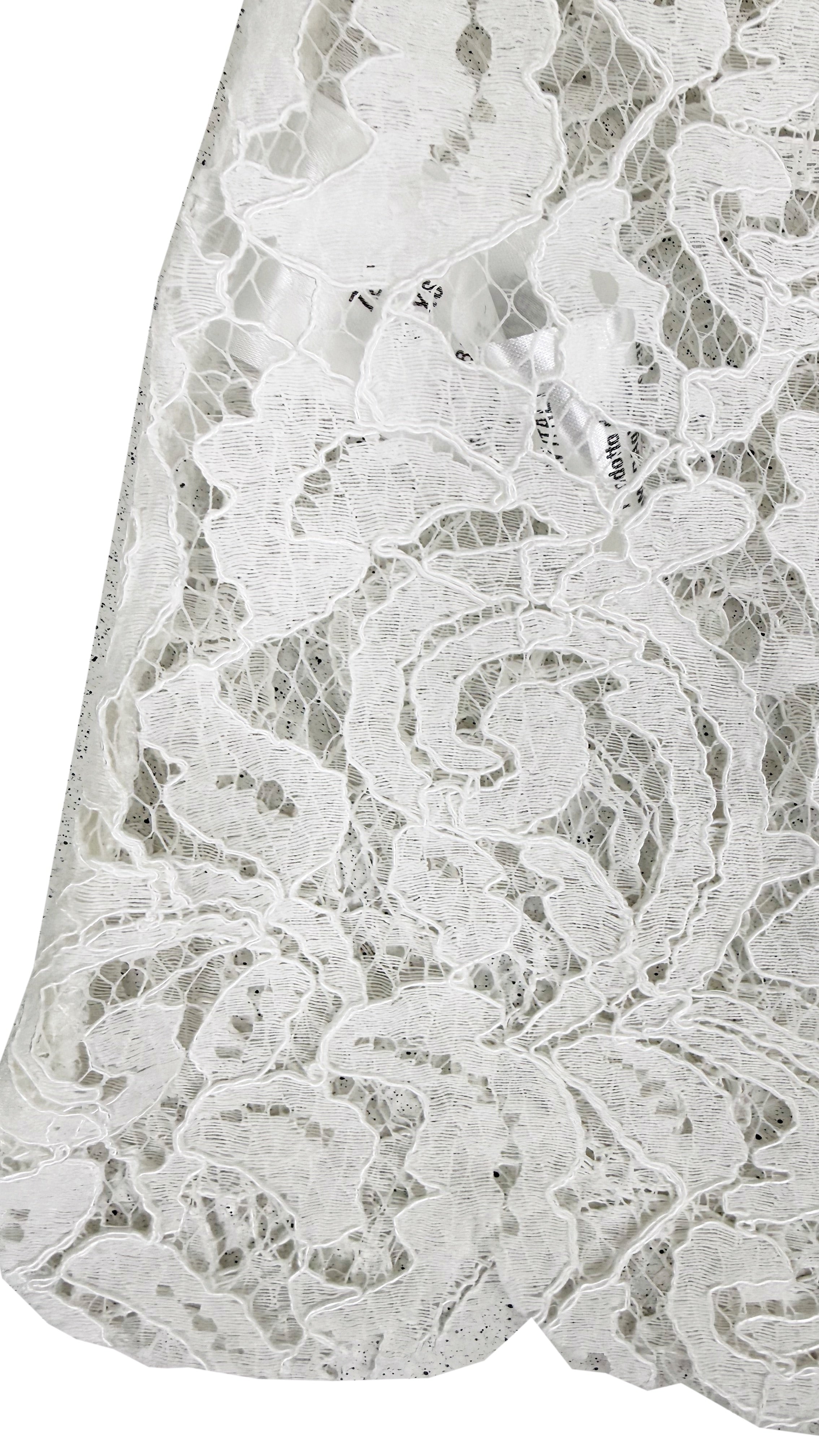 BLUSA LINEA SLIM IN PIZZO SMERLATO