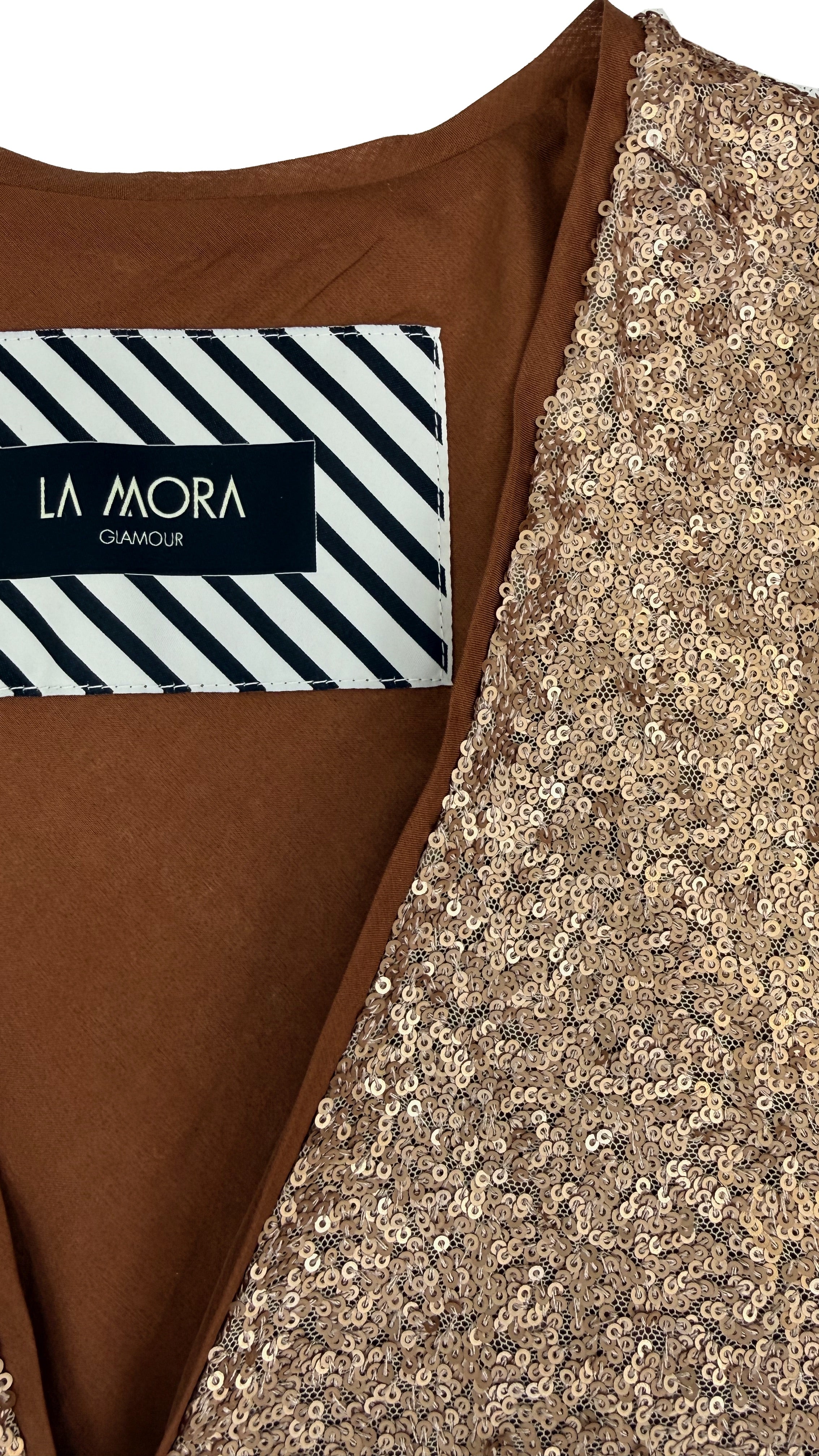 GILET IN PAILLETTES E MUSSOLA