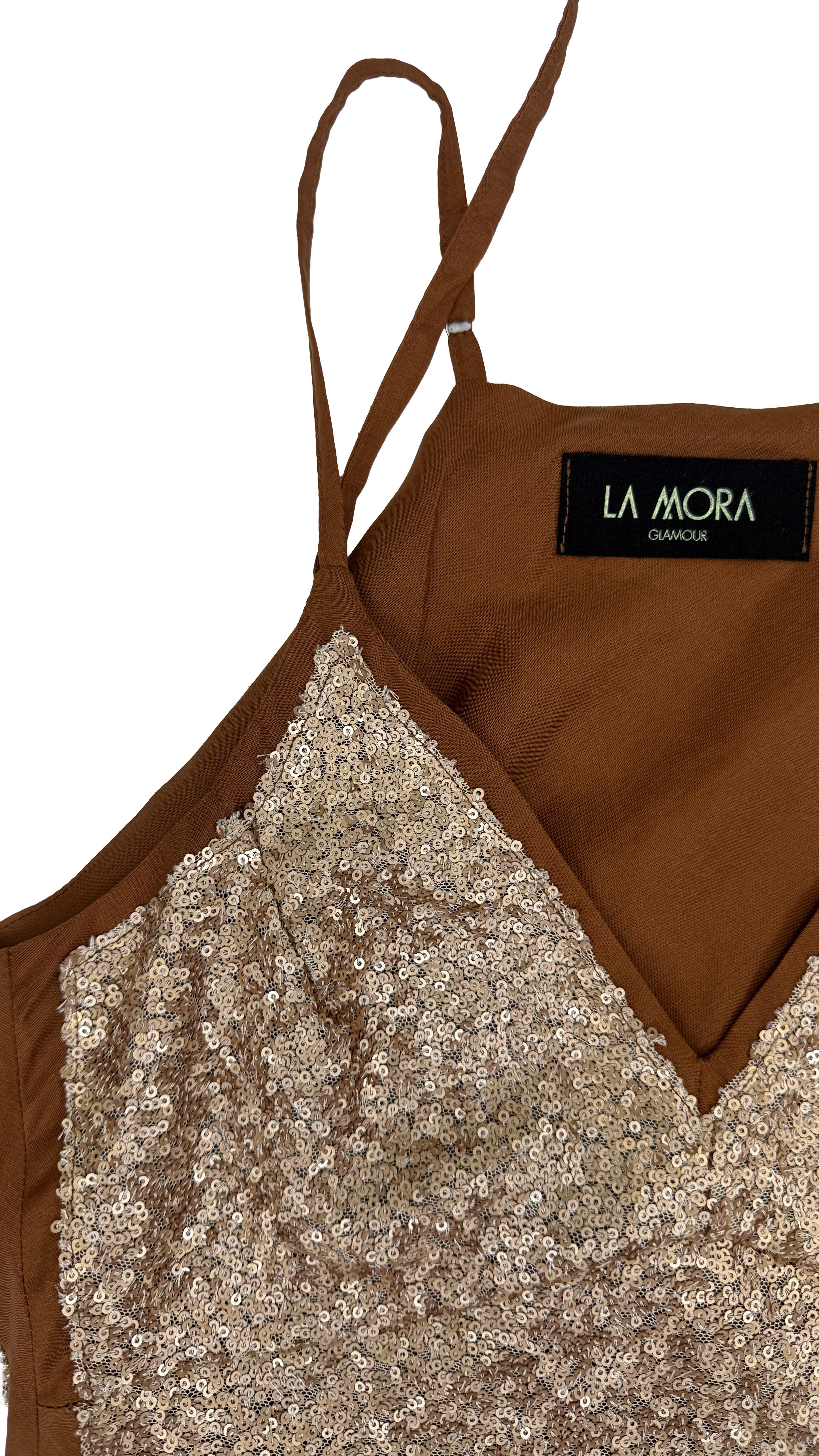 TOP PAILLETTES E MUSSOLA