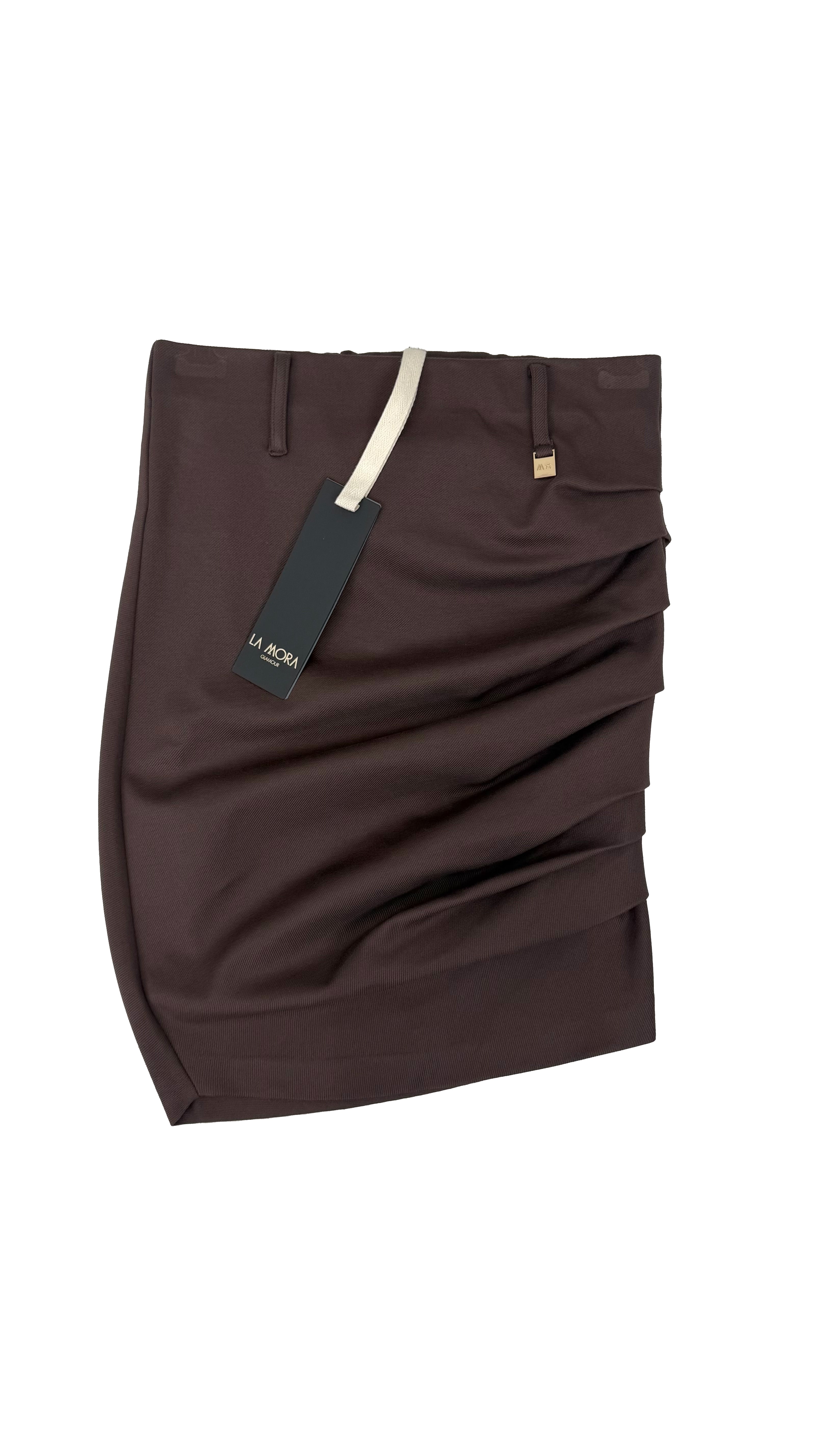 GONNA IN PUNTO MILANO DIAGONALE CON PIEGHE