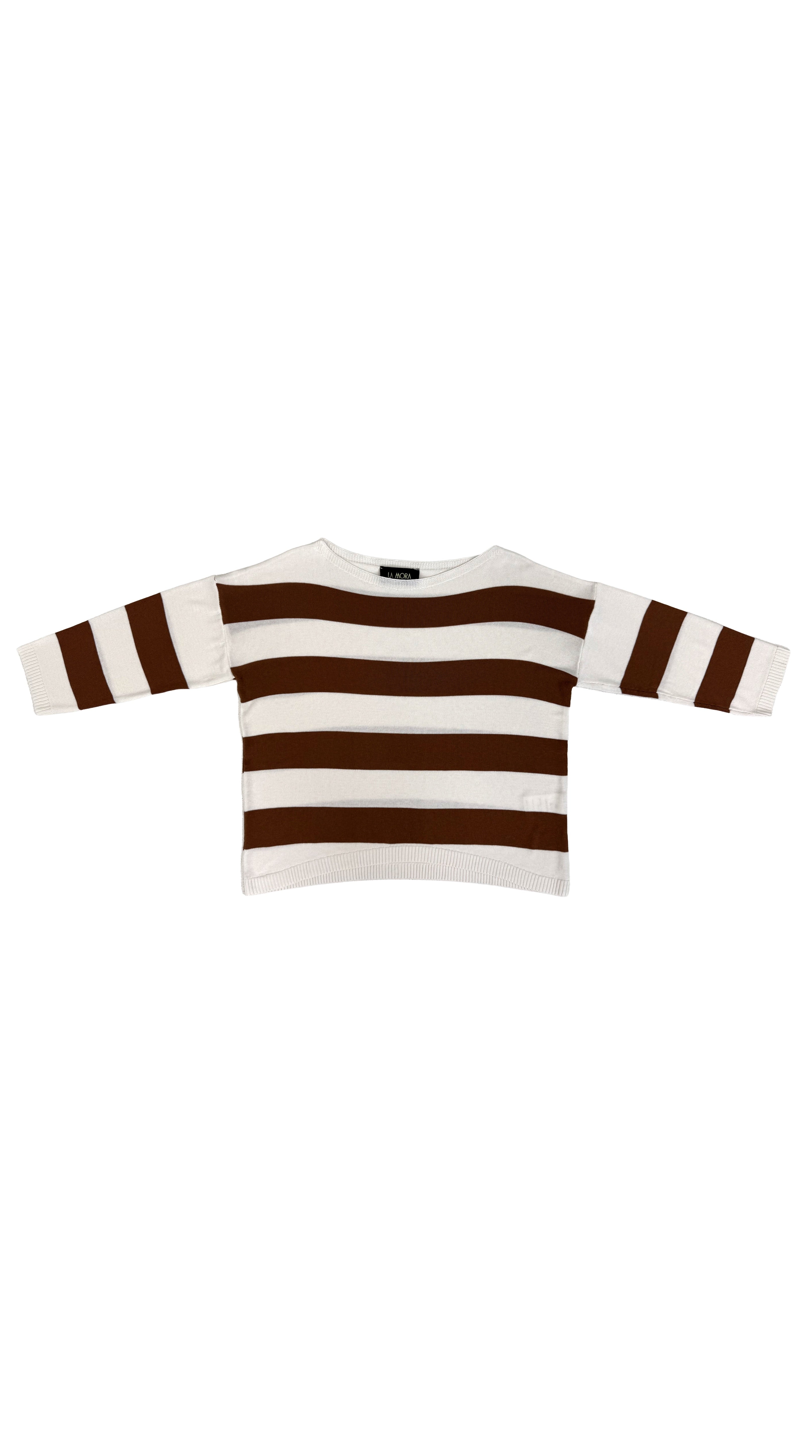 MAGLIA QUADRATA IN VISCOSA RIGA GRANDE