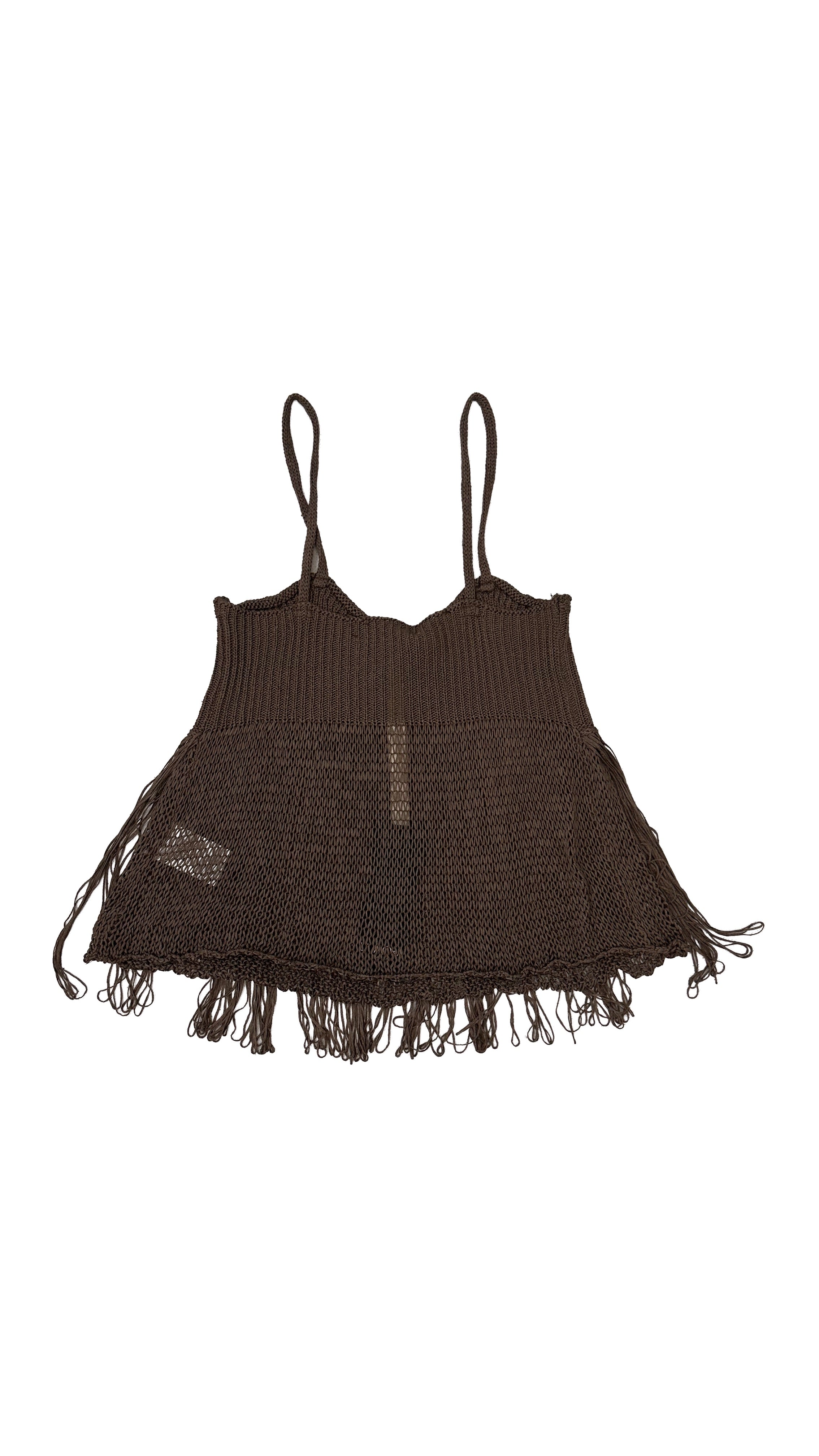 TOP IN FETTUCCIA CON FRANGE