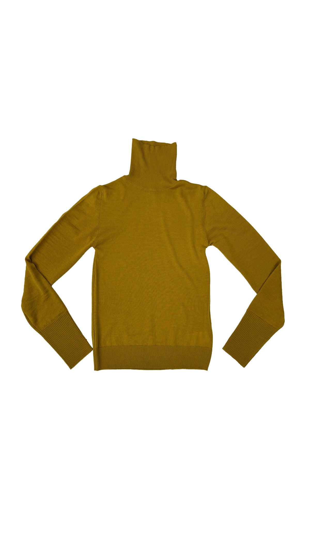 MAGLIA BASIC IN MERINOS CON COLLO ALTO