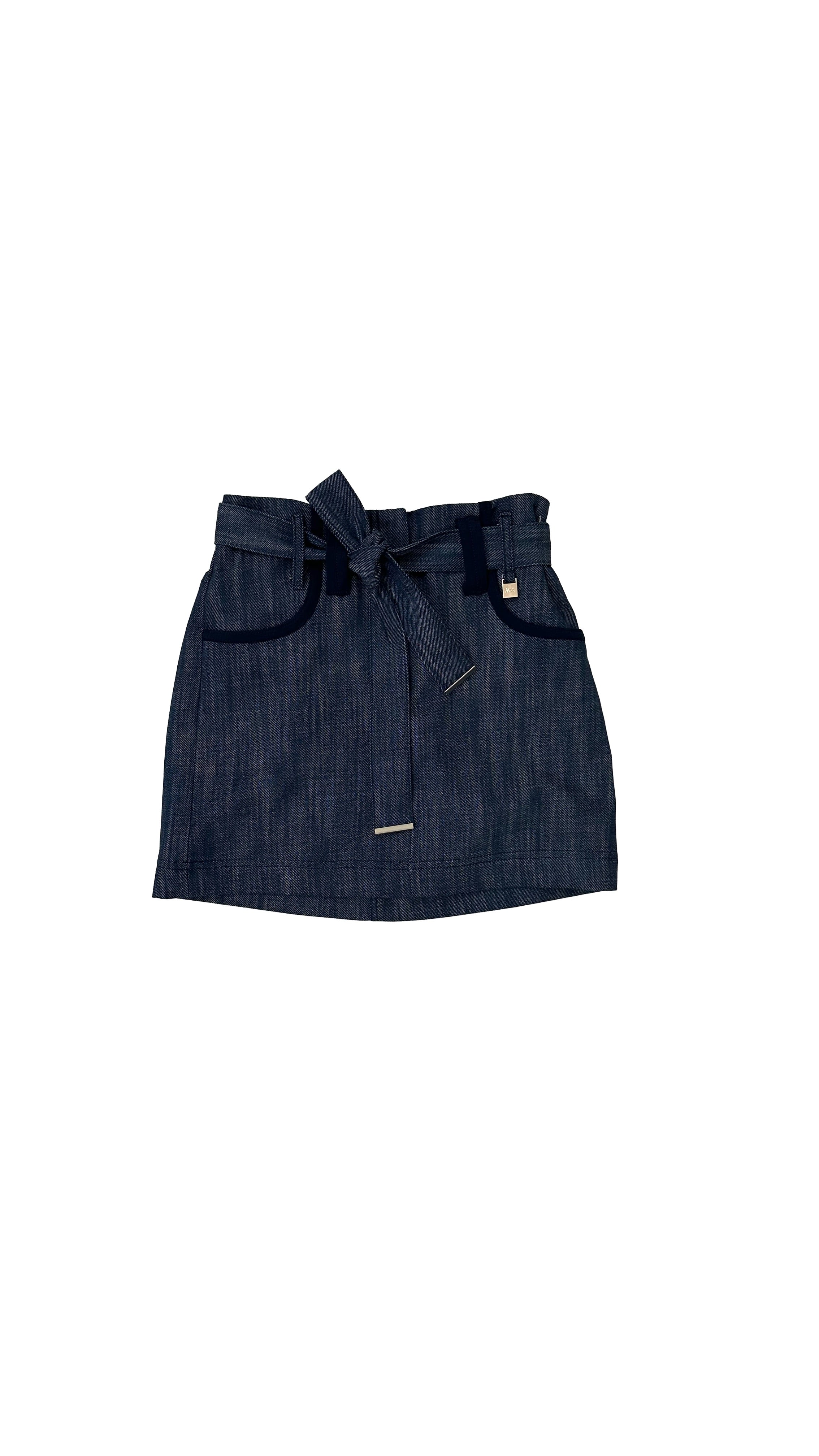 MINIGONNA IN DENIM 100%COTONE
