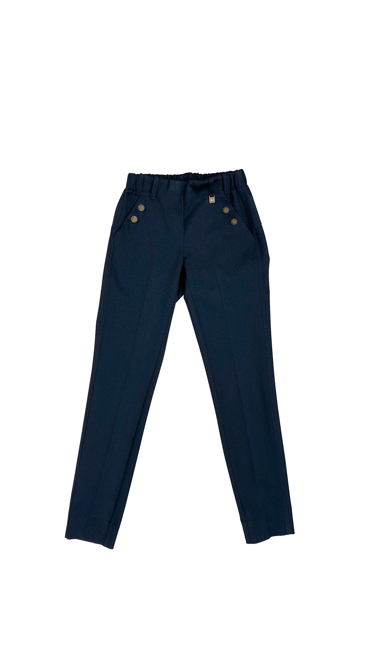 SKINNY IN TWILL PUNTO MAGLIA