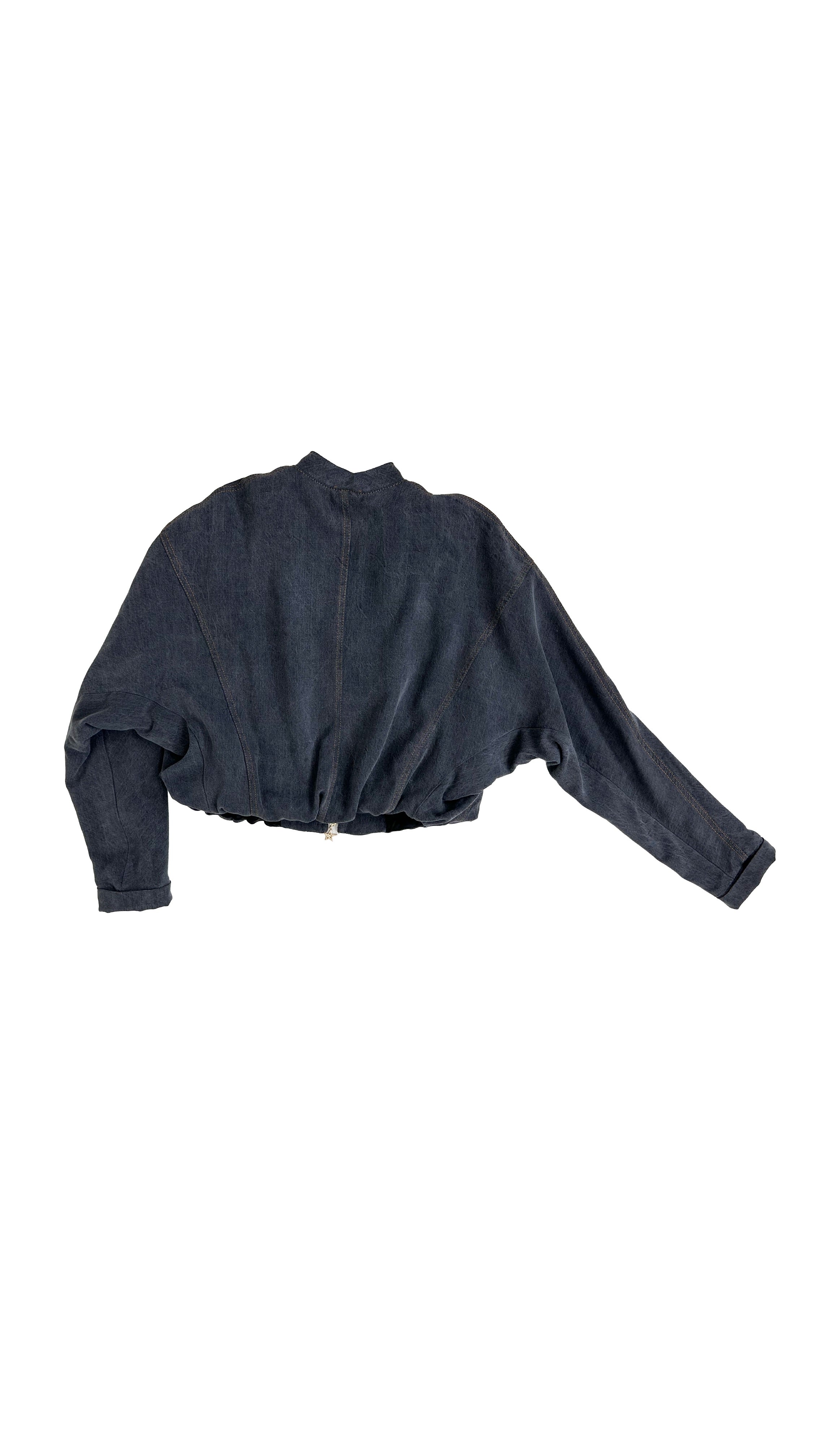 BOMBER IN JEANS LYOCELL