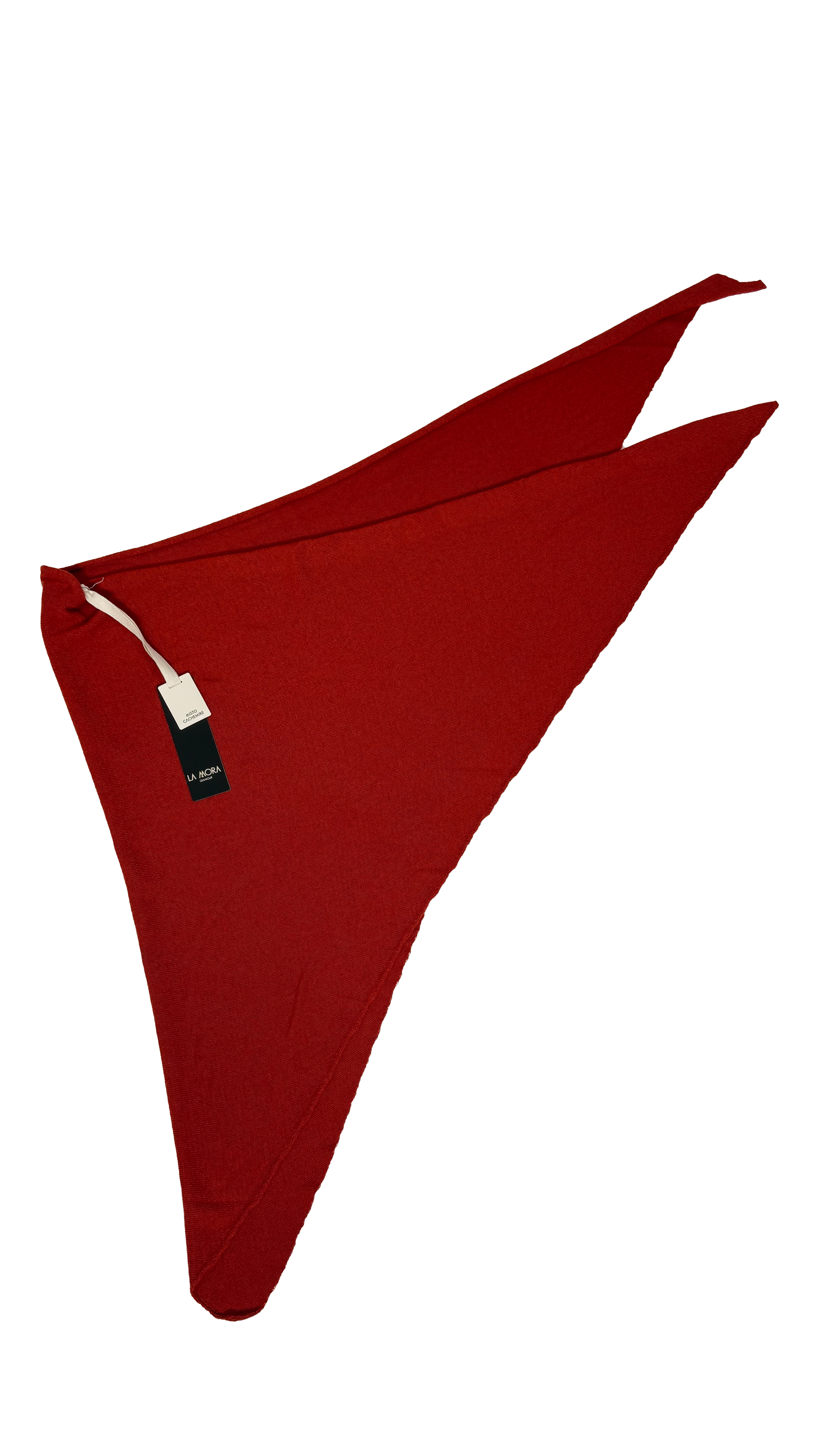 SCIARPA MANTELLA TRIANGOLARE IN MISTO CASHMERE