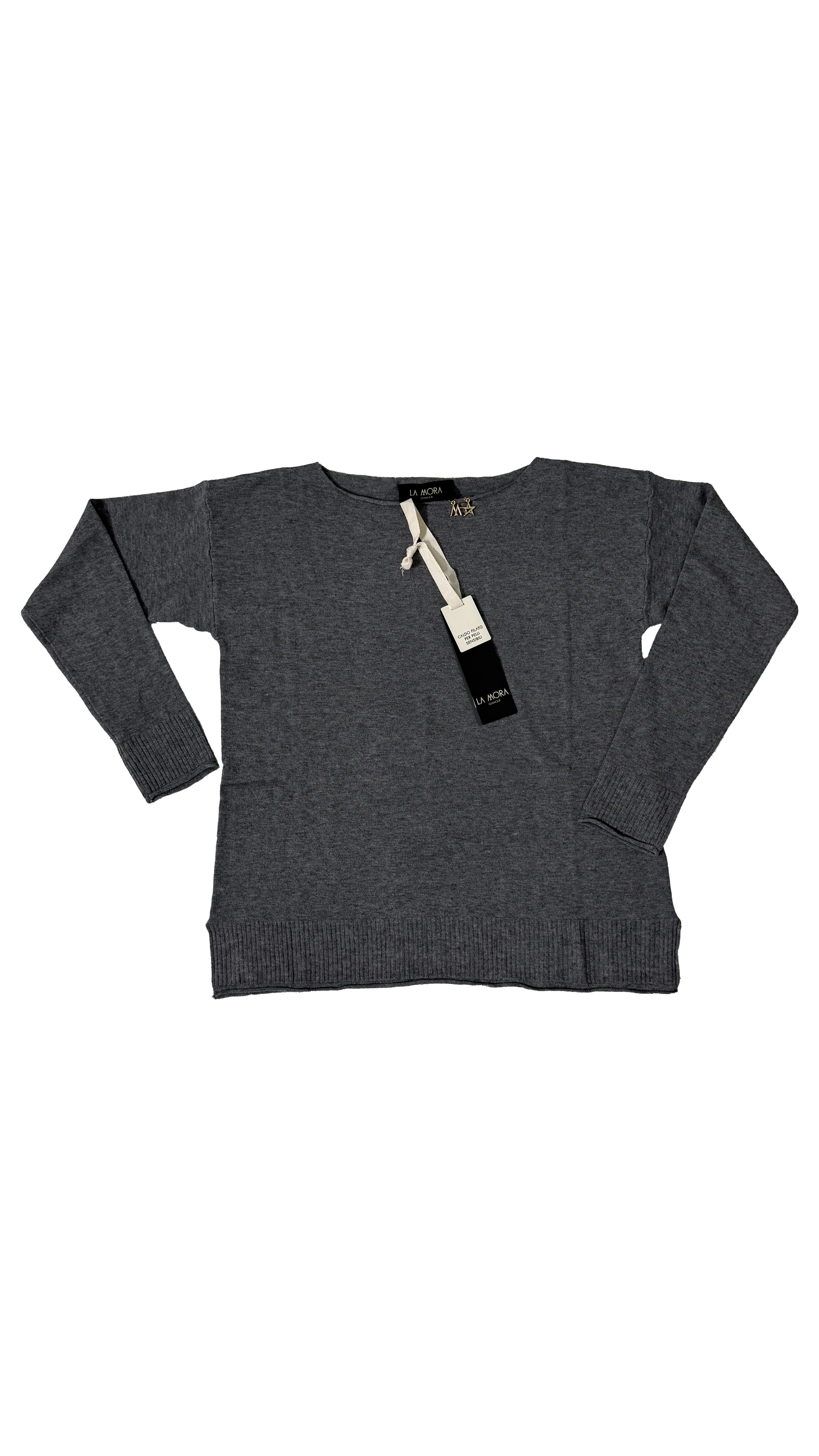 MAGLIA QUADRATA BASIC IN CALDA VISCOSA