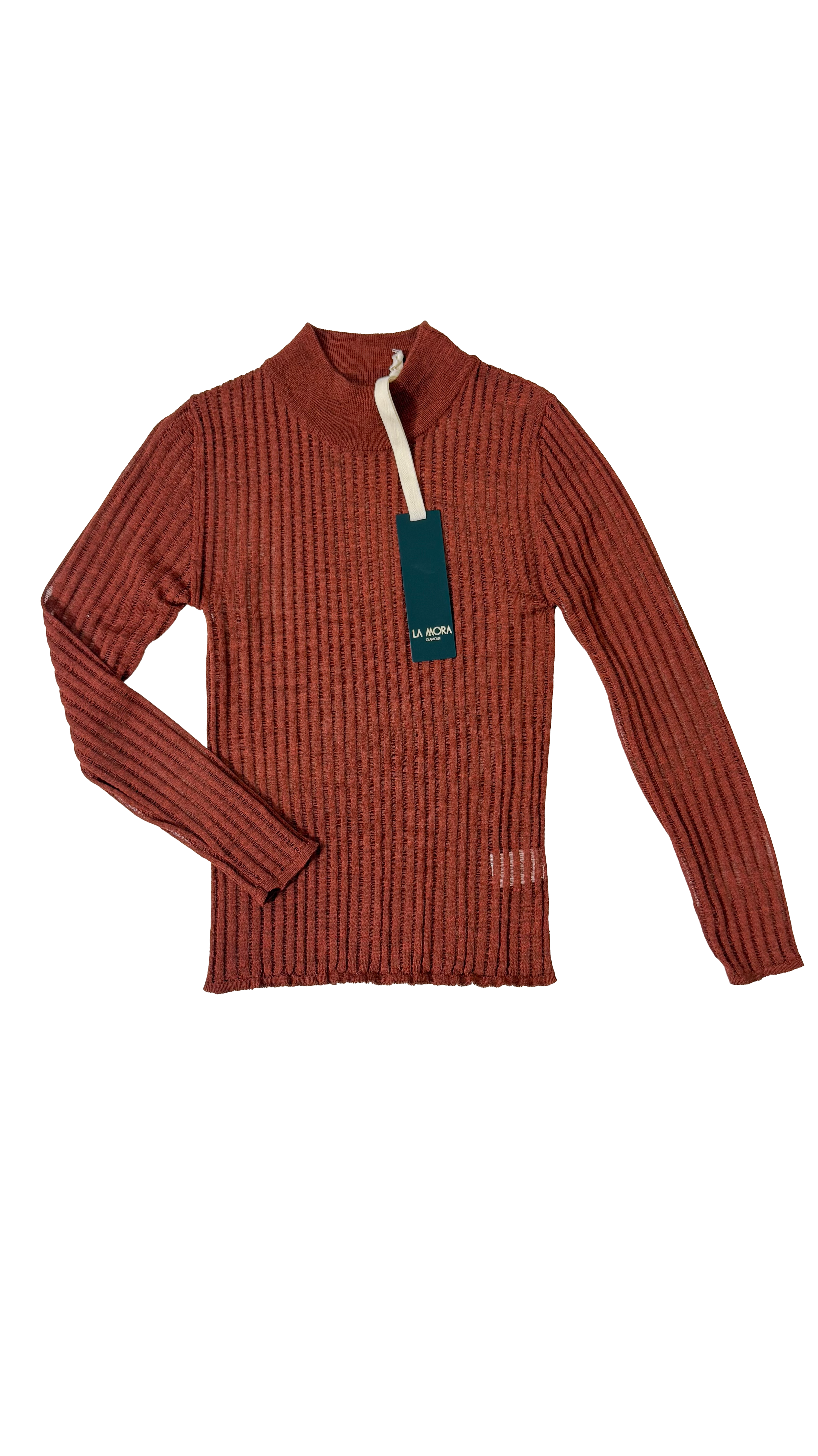 LUPETTO IN LANA VISCOSA PUNTO TRAFORATO