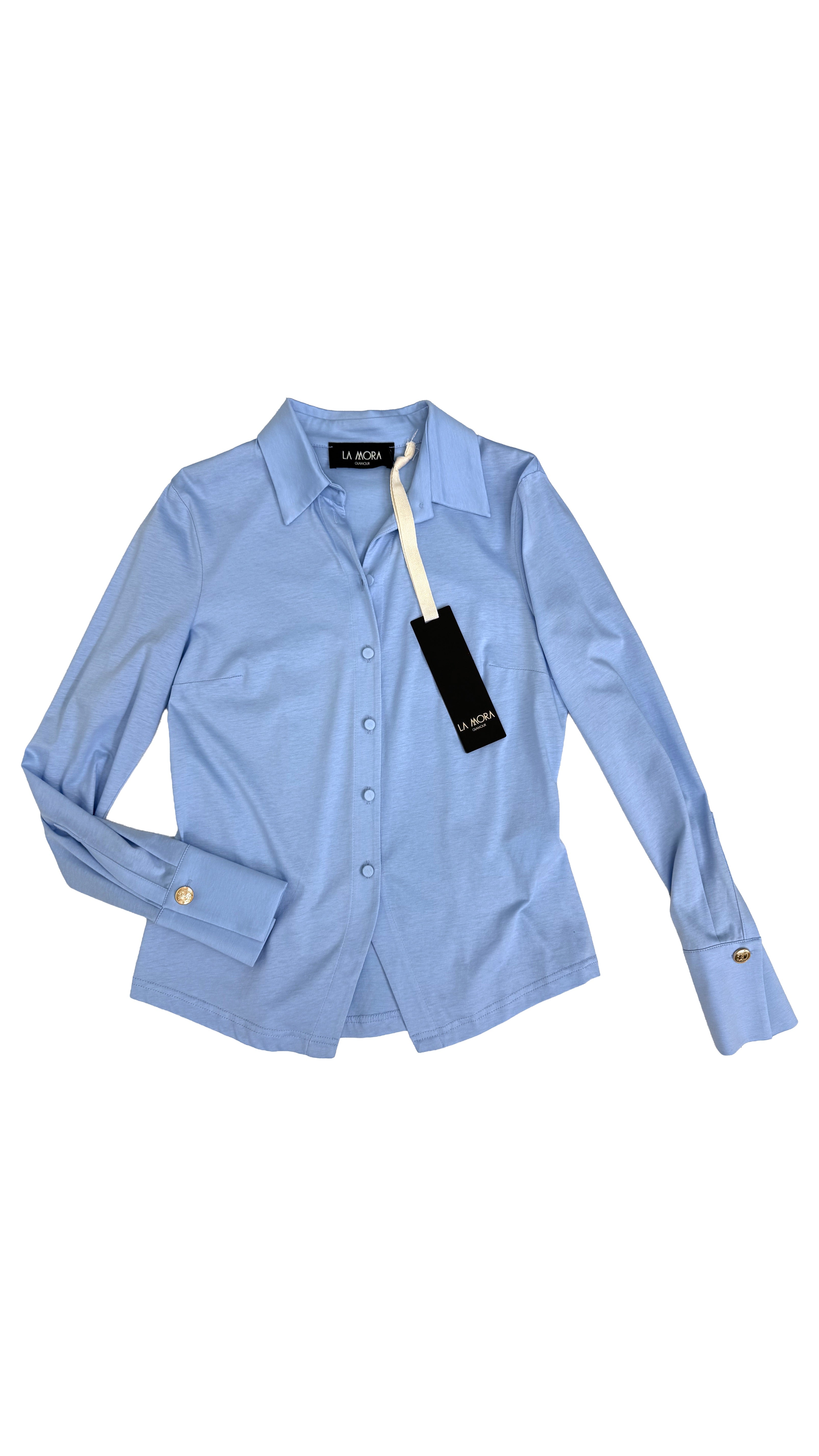 CAMICIA BASIC IN COTONE MODAL