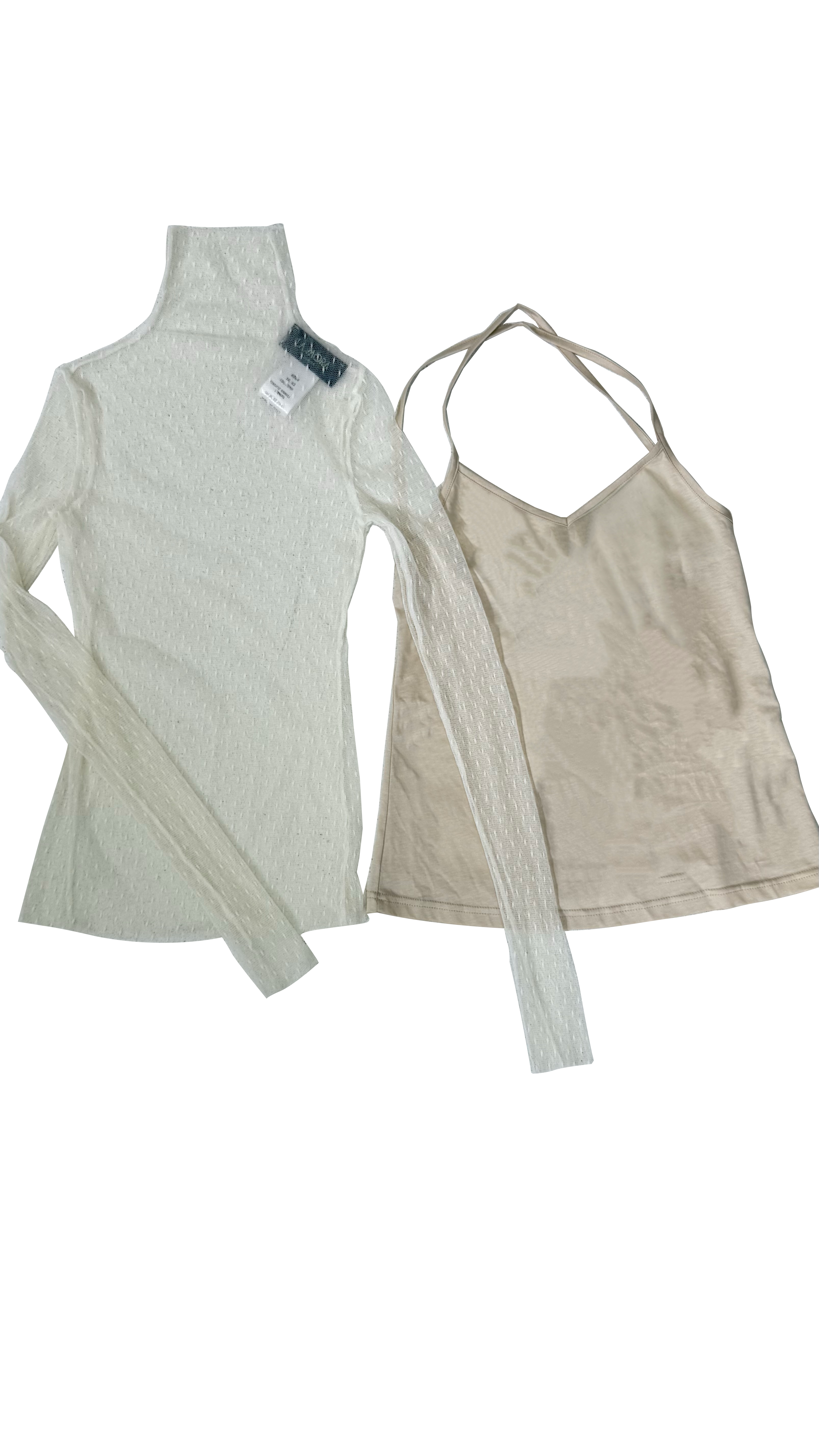 TWINSET IN RETE A POIS E CANOTTA IN JERSEY MODAL