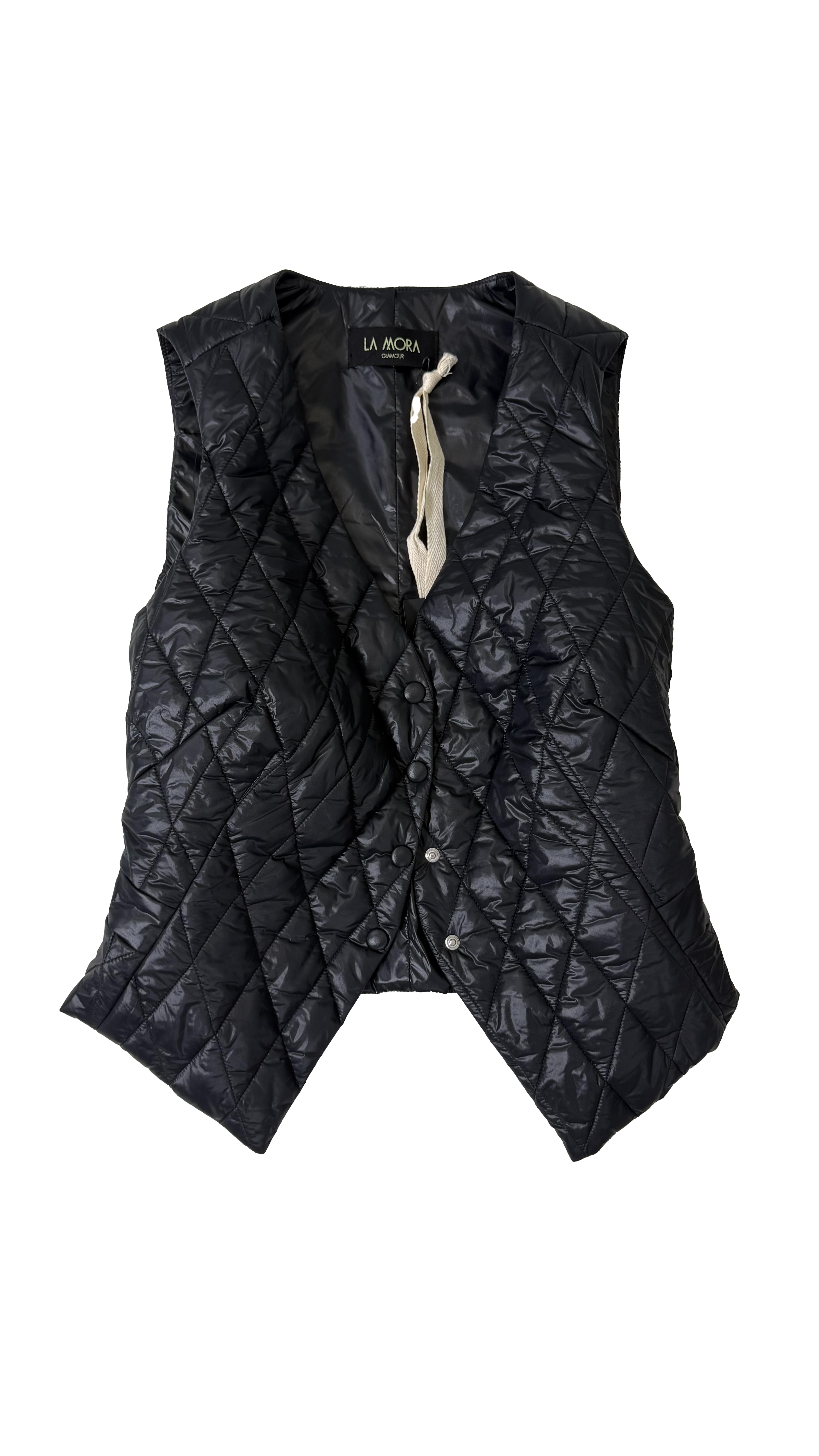GILET TRAPUNTA ROMBO IN NYLON