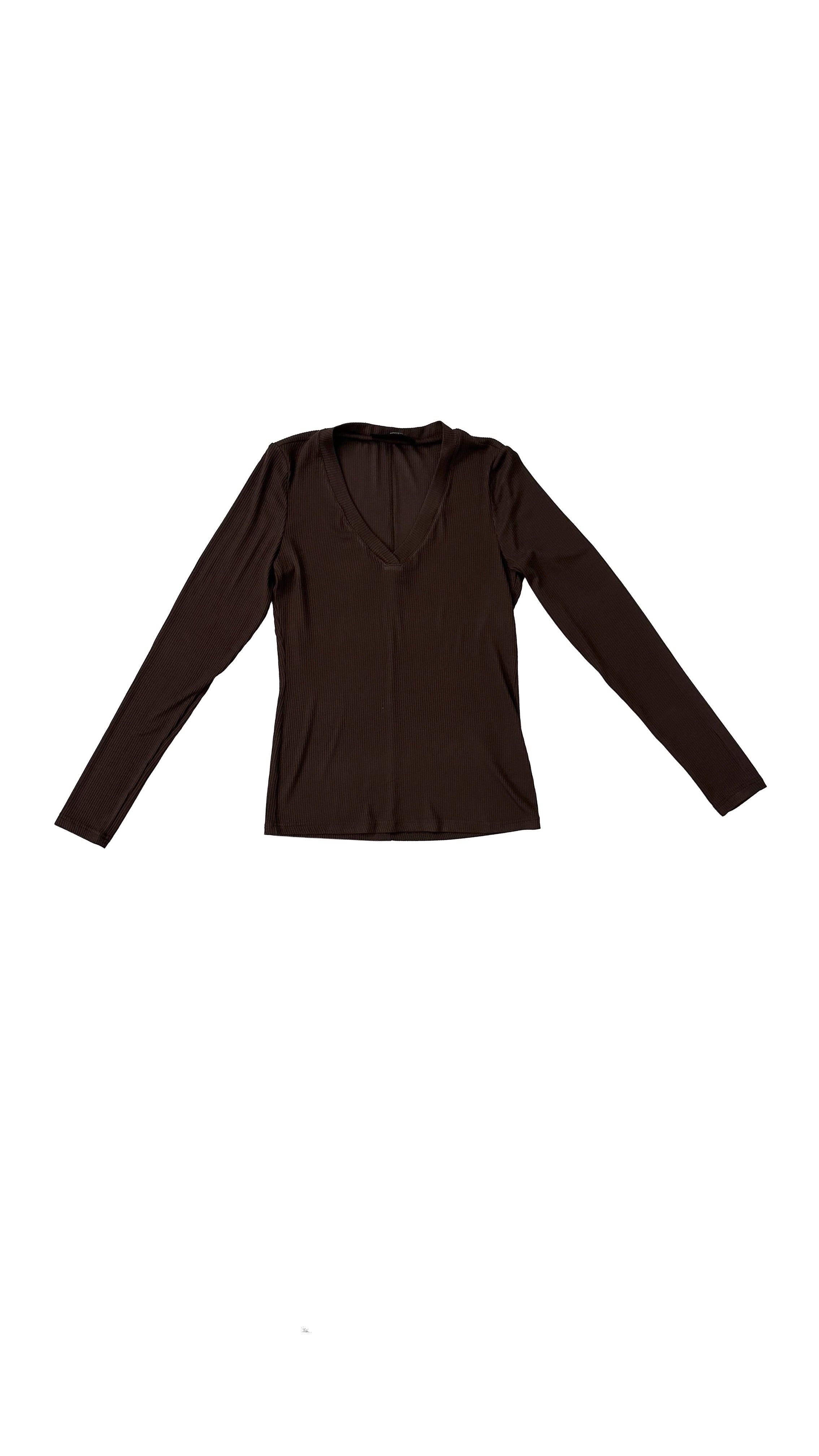 T-SHIRT COSTINA DI VISCOSA MANICA LUNGA