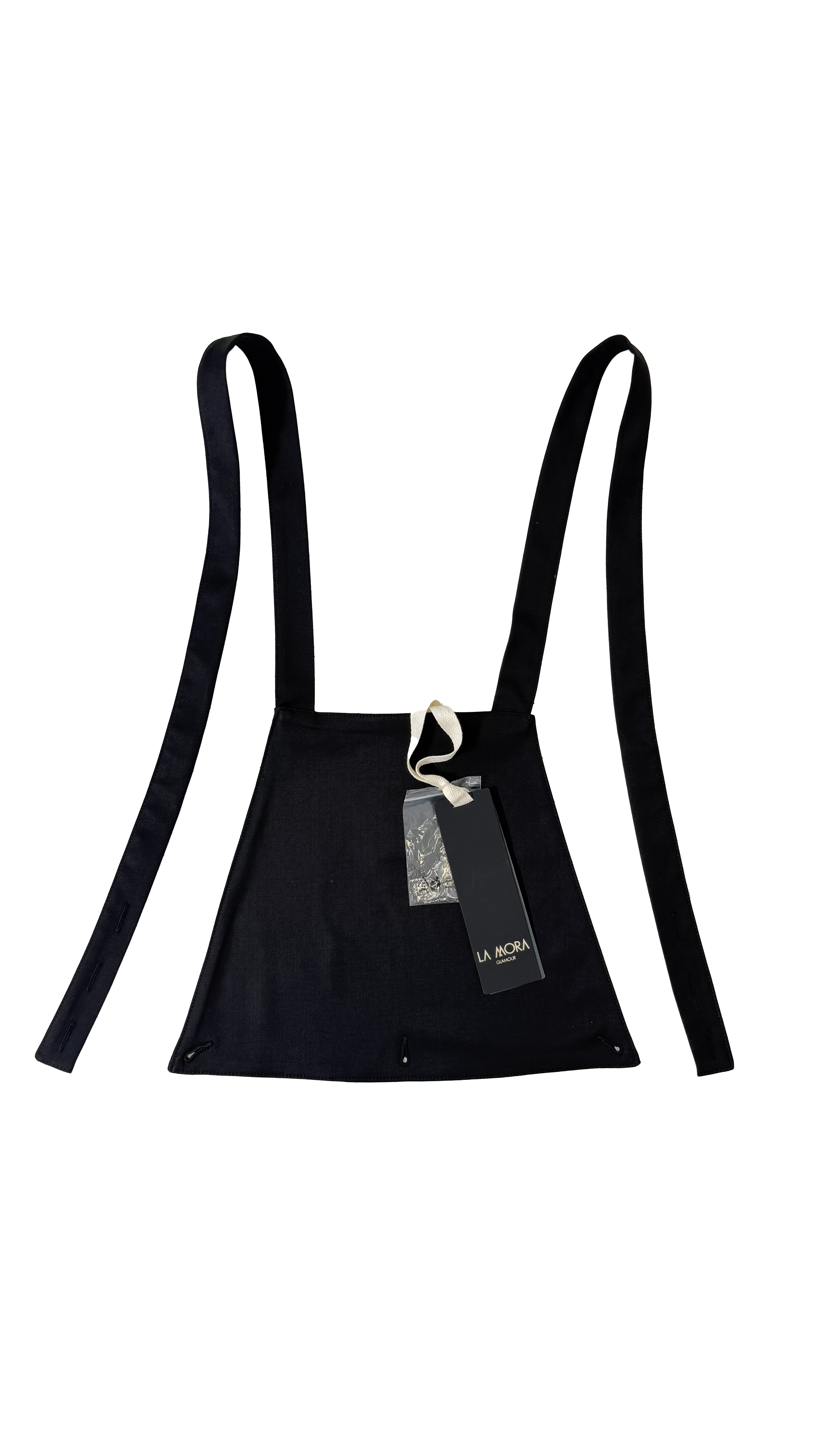 PETTORINA PER EFFETTO SALOPETTE IN FLANELLA PETTINATA