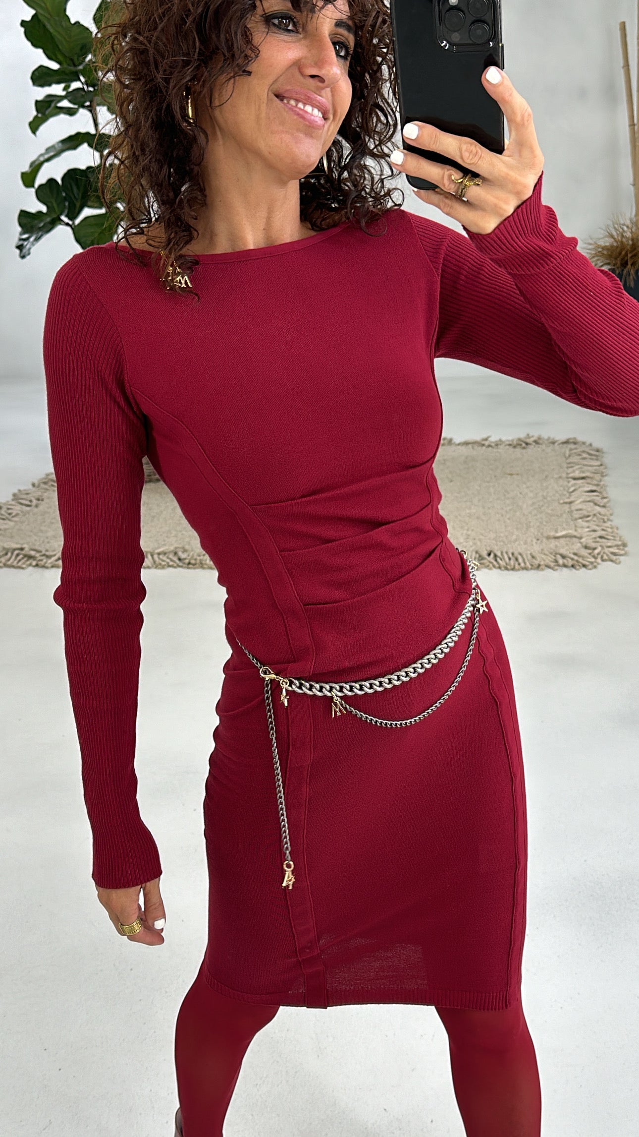 ABITO SILHOUETTE IN CALDA VISCOSA