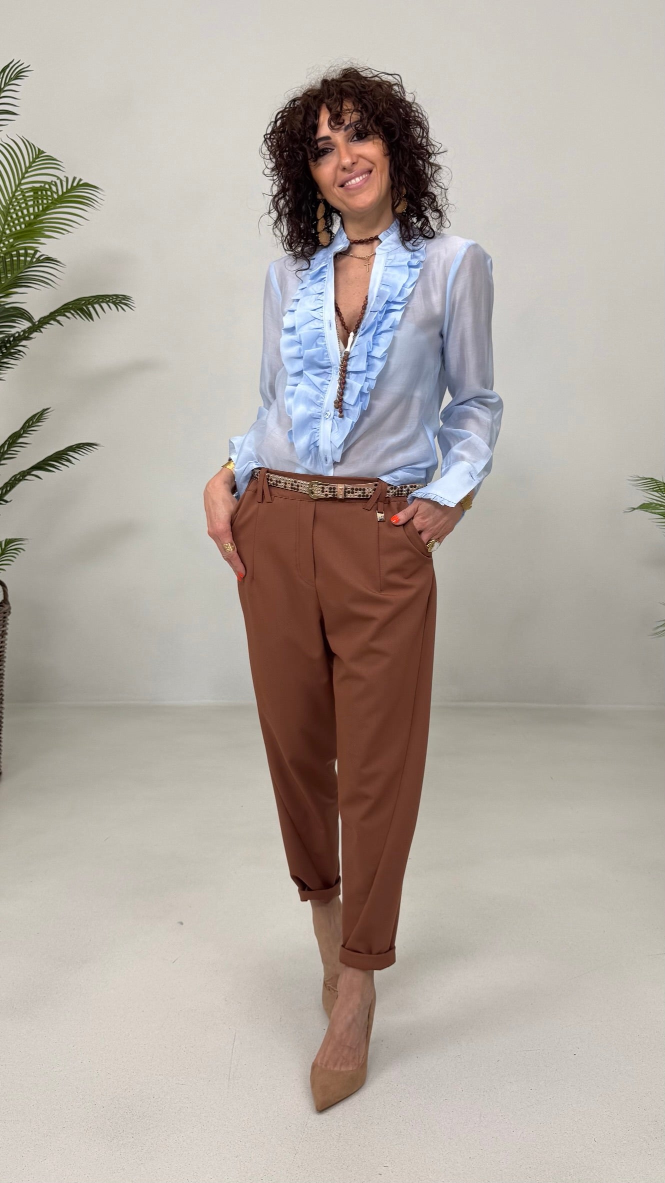 CINTURA CON BORCHIETTE PICCOLE MISTE