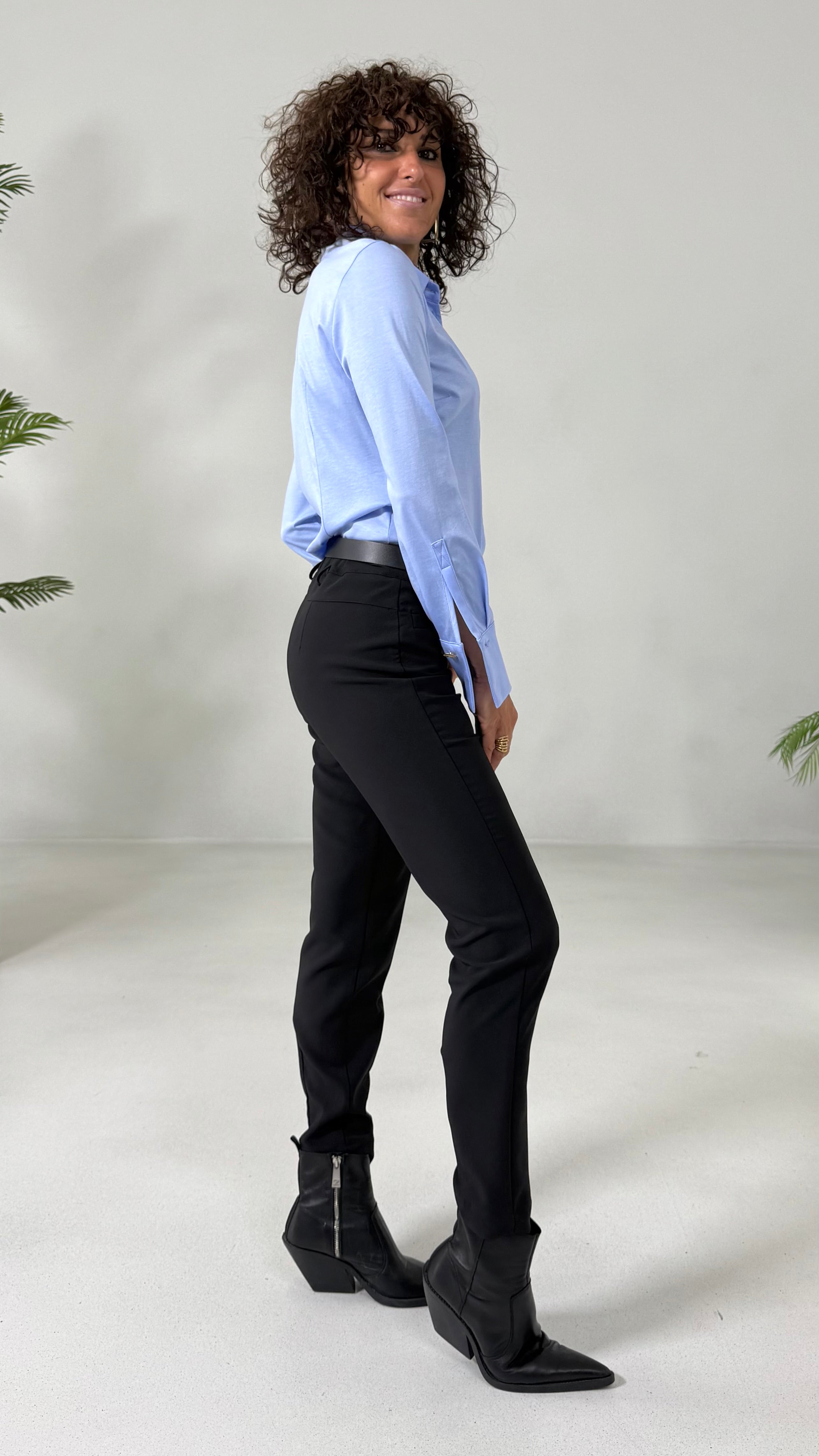PANTALONE BASIC IN CADY TECNICO