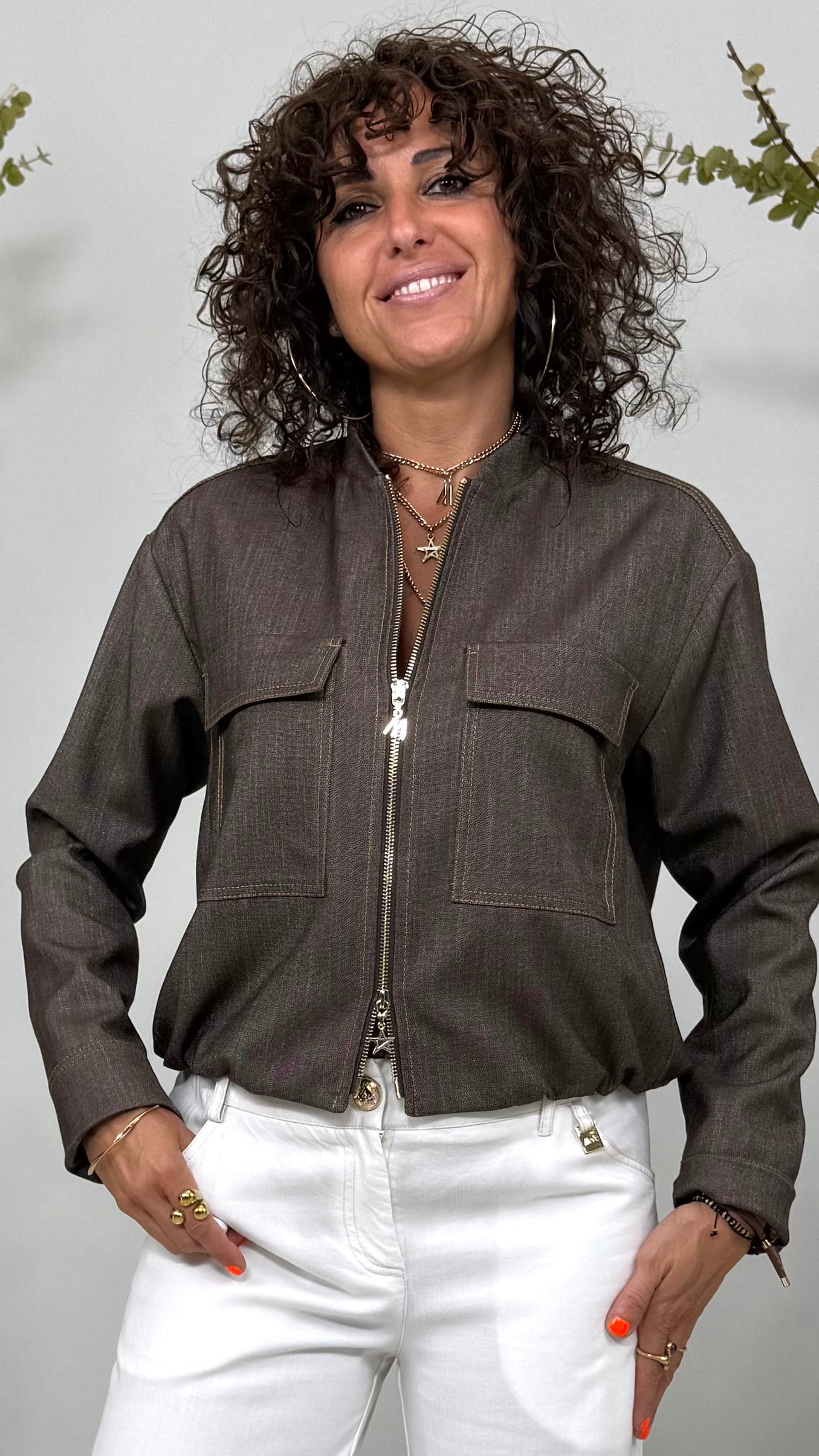 BOMBER GRISAGLIA JEANS
